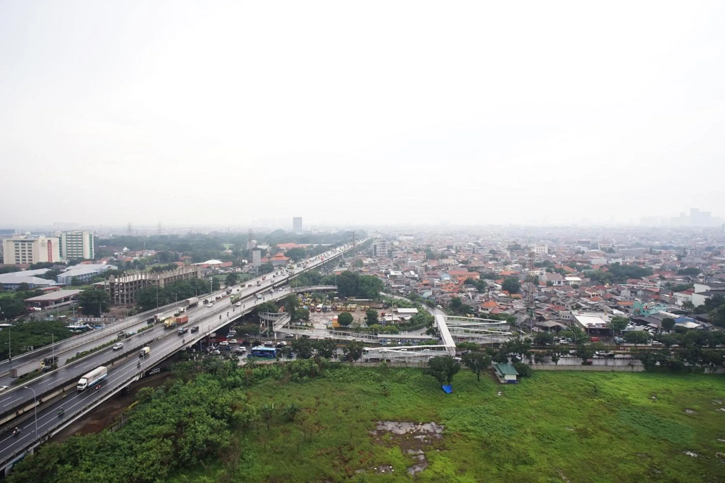 City view in Green Pramuka Apartement By Vici