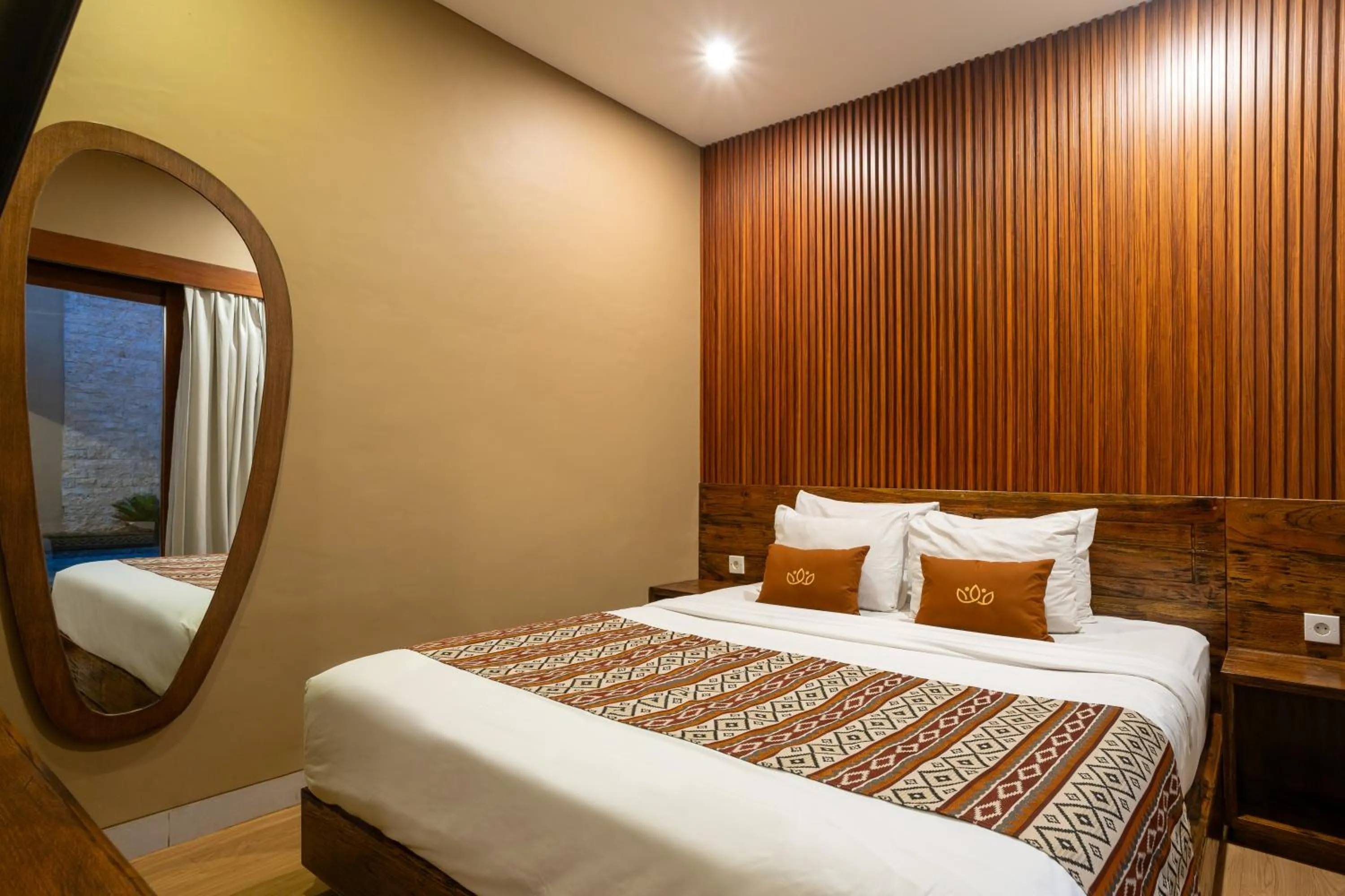 Bedroom, Bed in Radea Villa