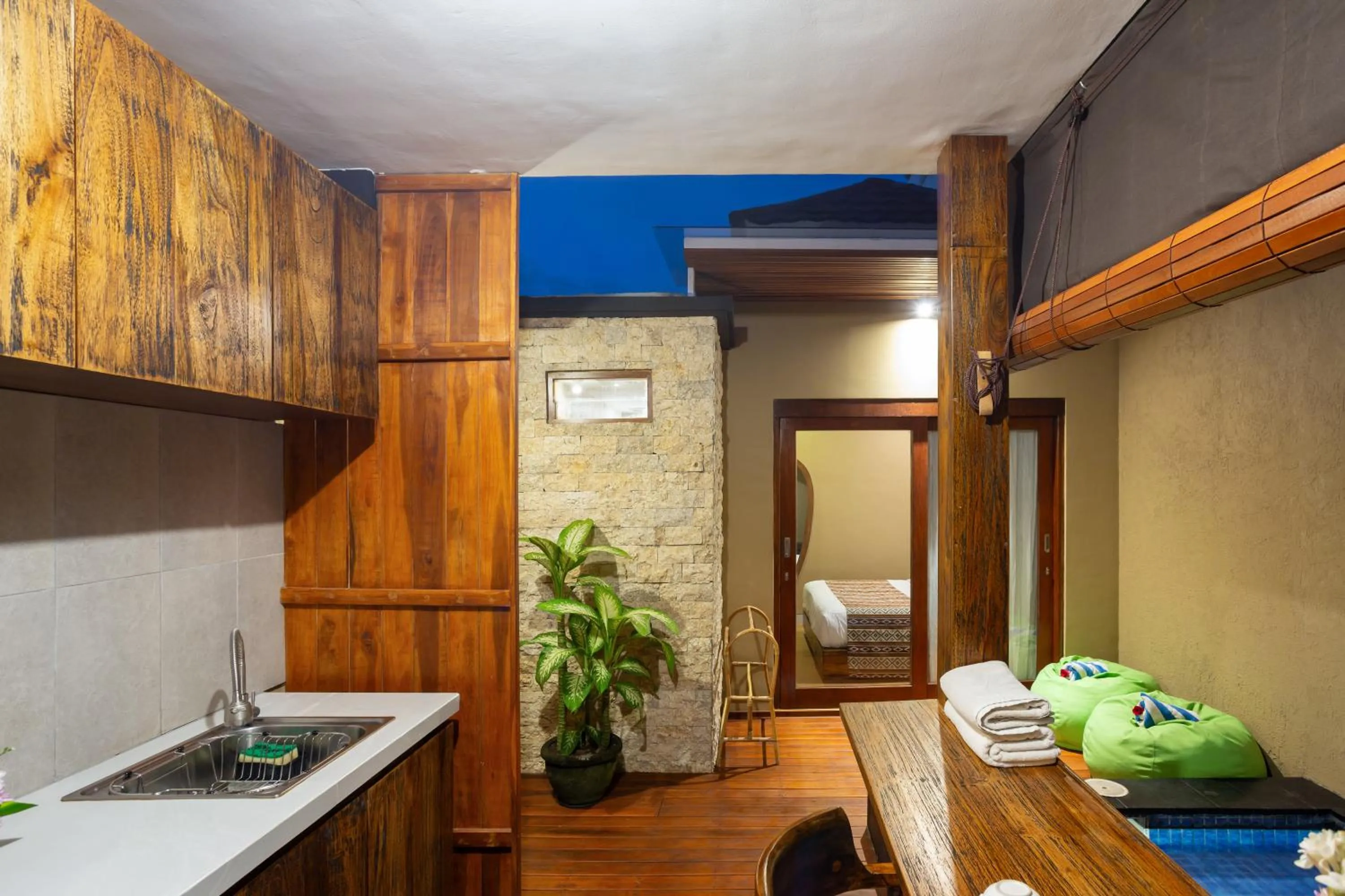 Kitchen or kitchenette in Radea Villa