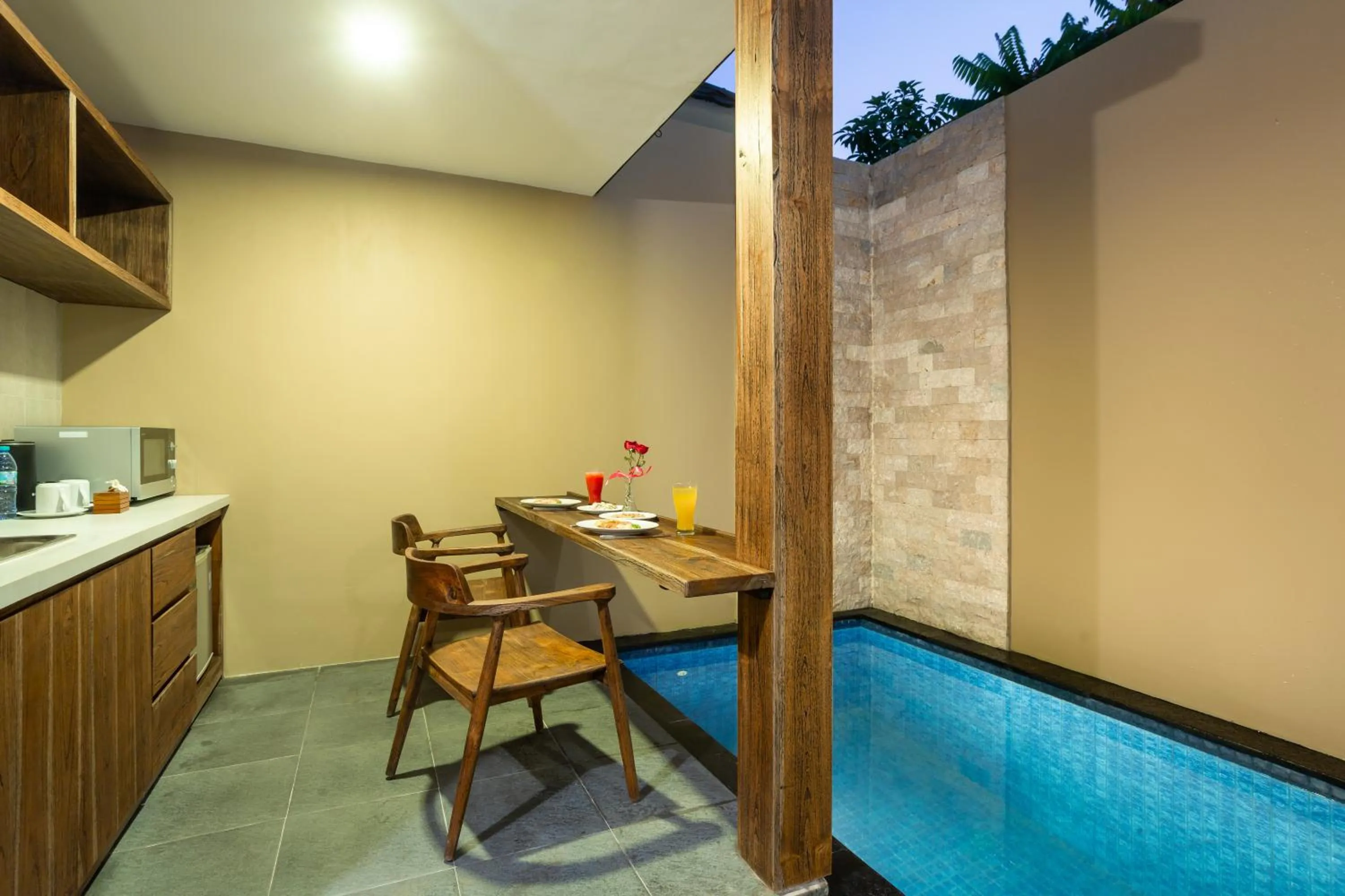 Kitchen or kitchenette in Radea Villa