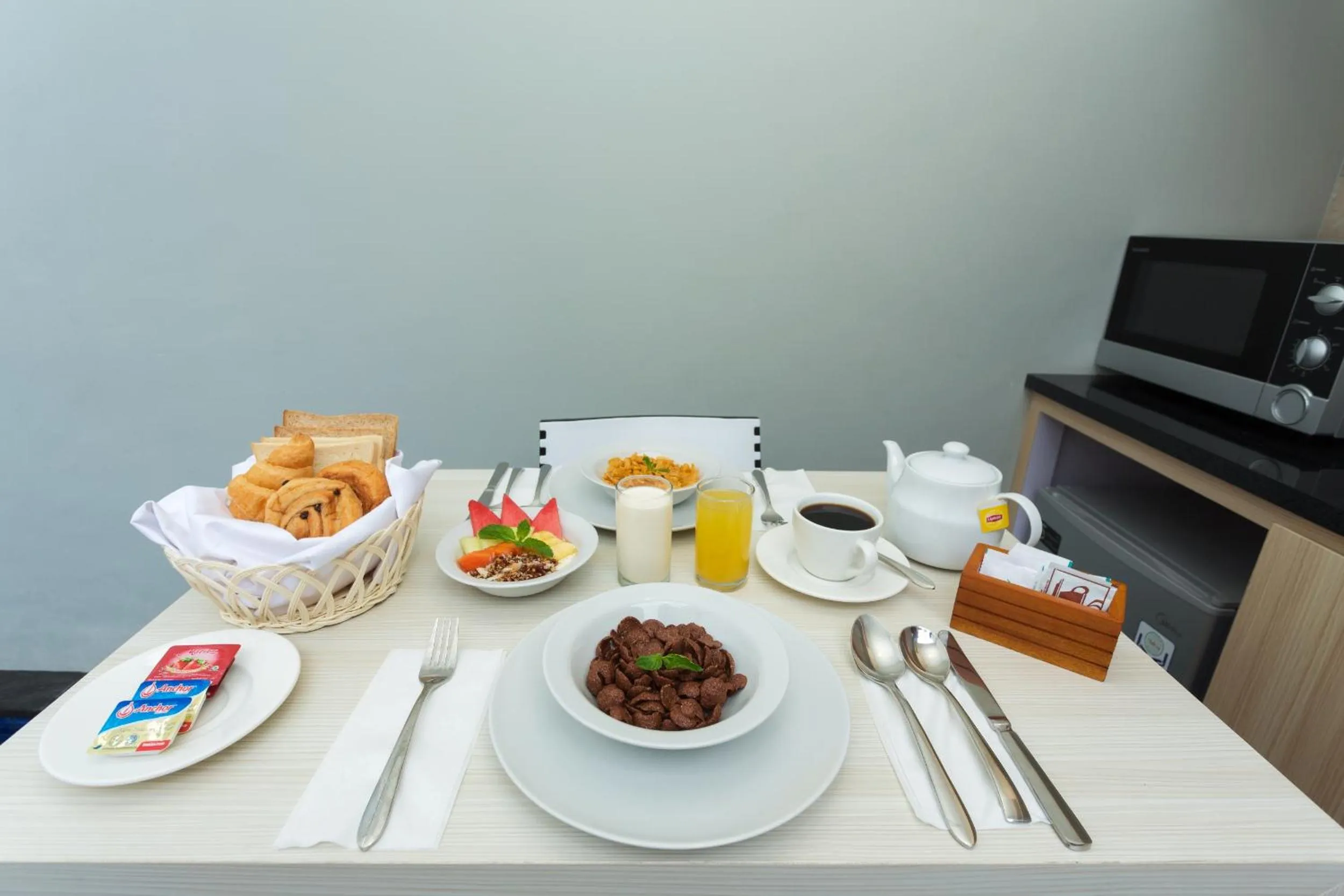 Continental breakfast in Radea Villa