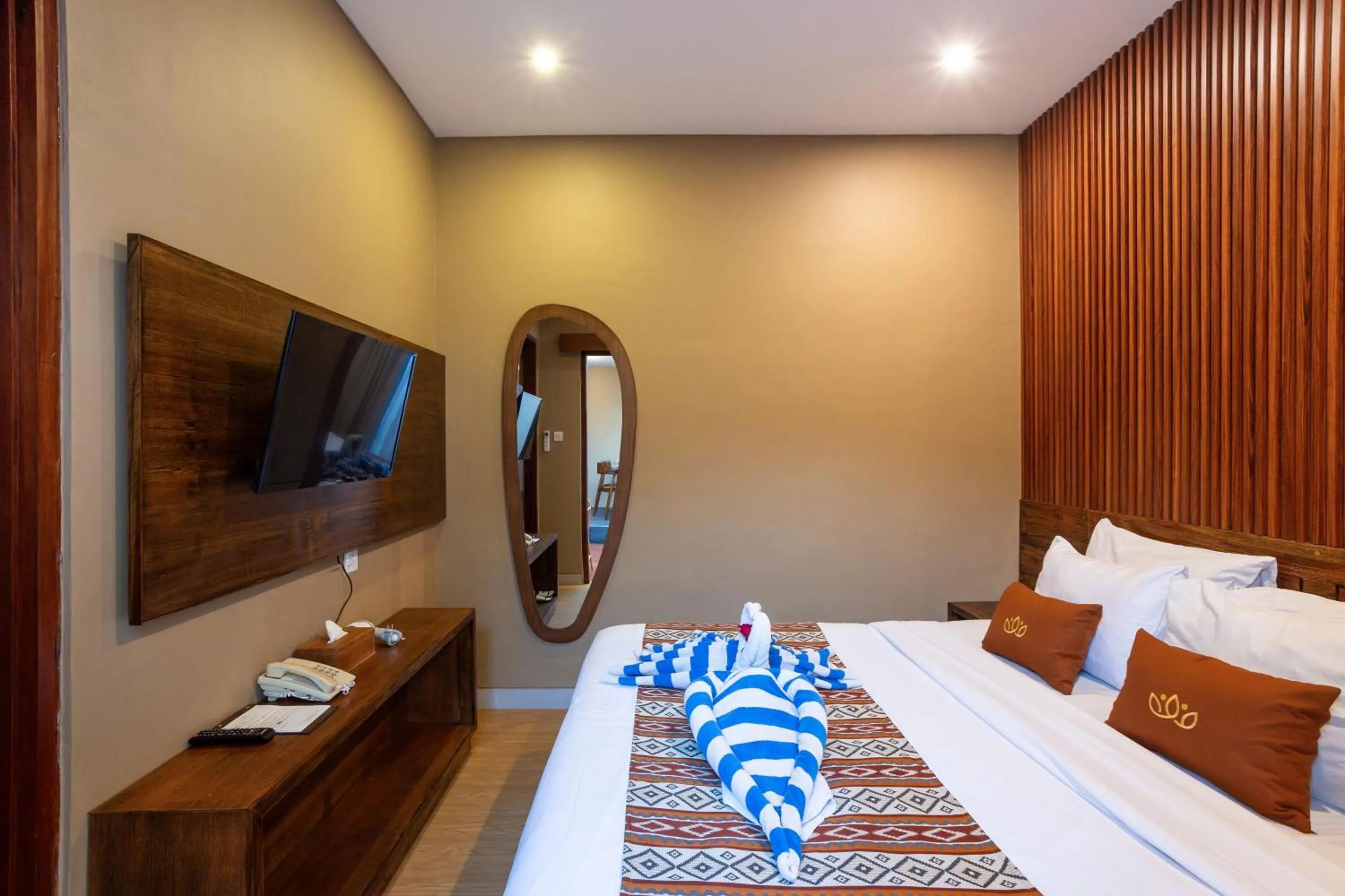 Bedroom, Bed in Radea Villa