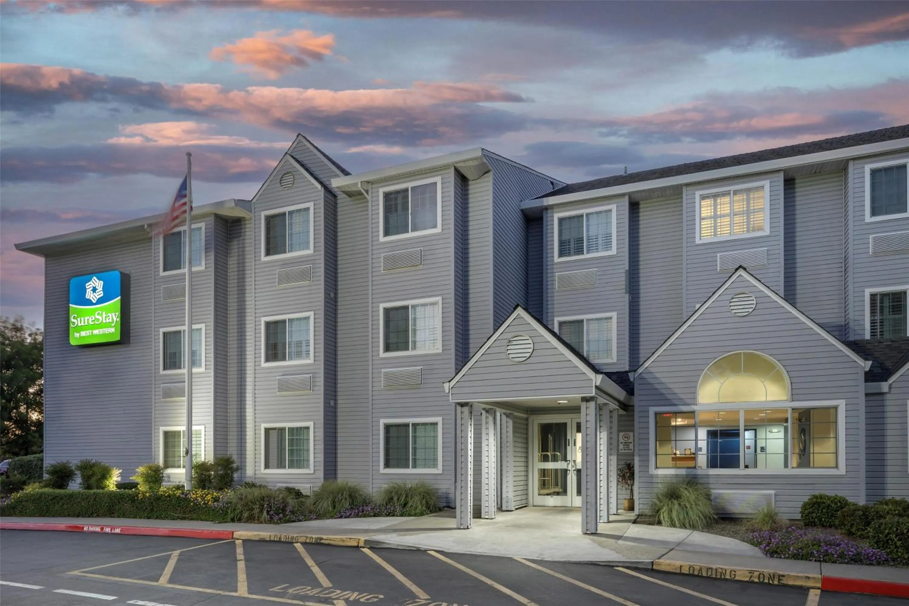 Property building in SureStay by Best Western Sacramento South Natomas