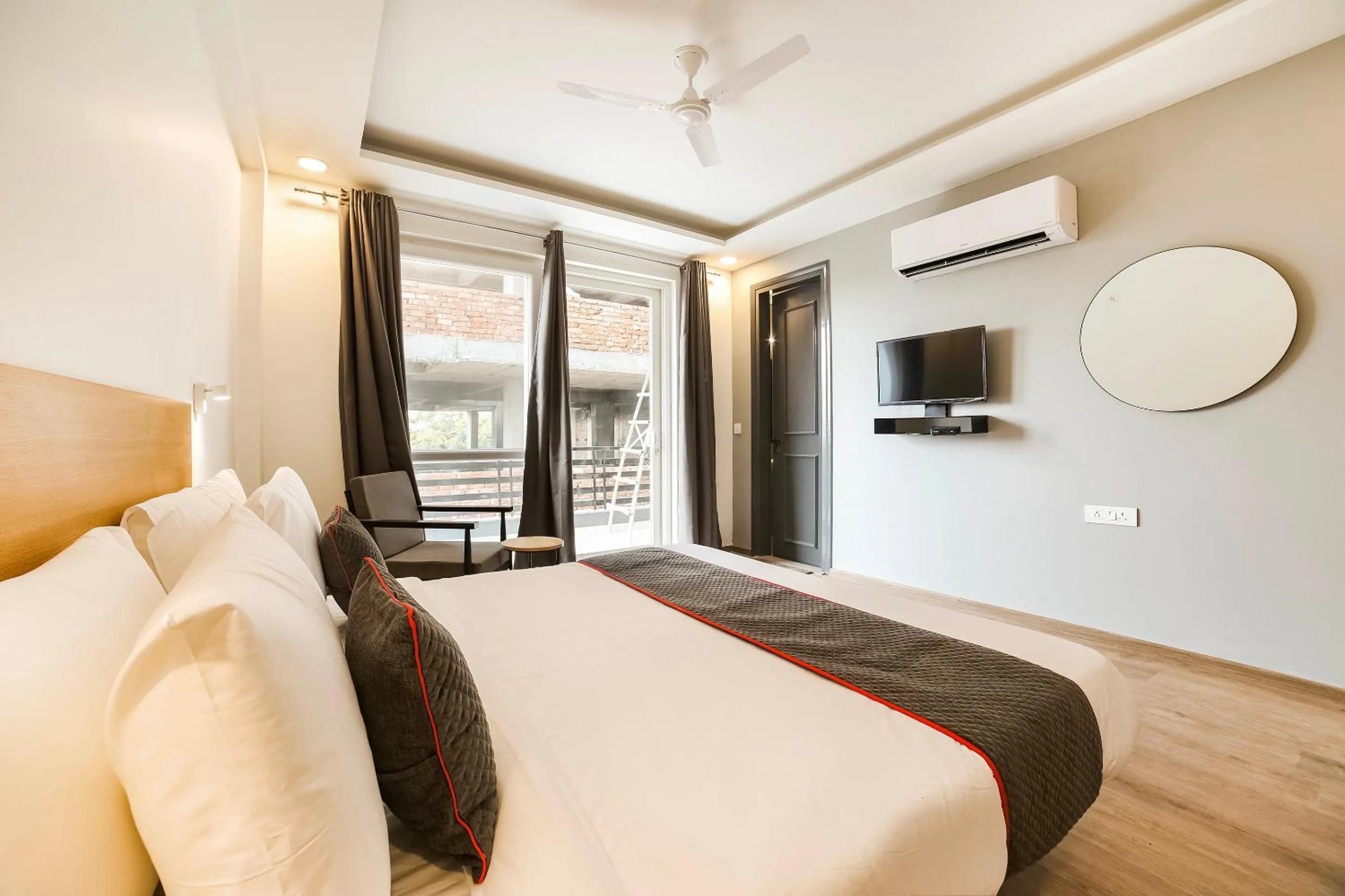 Bedroom, Bed in Townhouse Sector 46 Gurgaon Near Appu Ghar