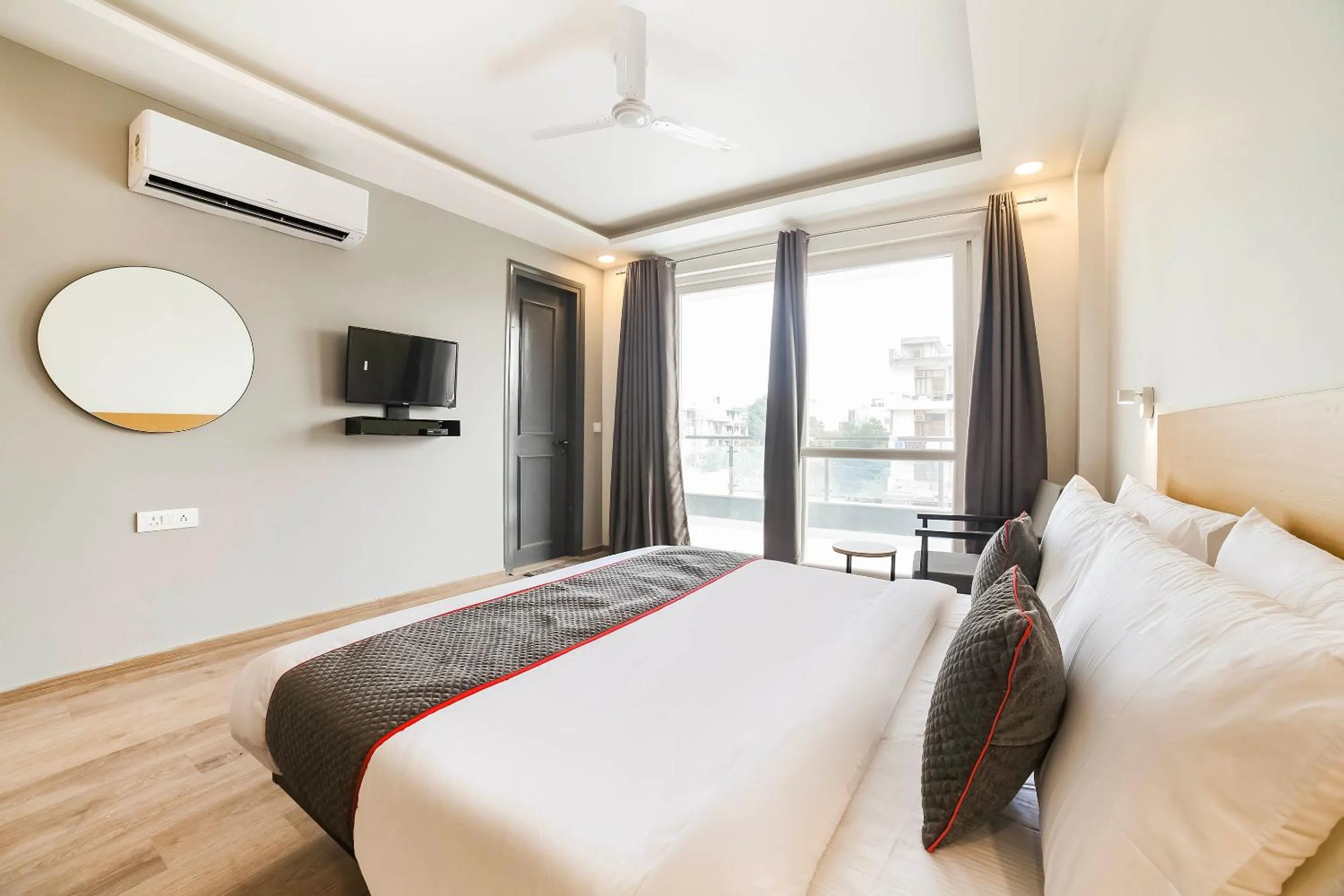 Bedroom, Bed in Townhouse Sector 46 Gurgaon Near Appu Ghar