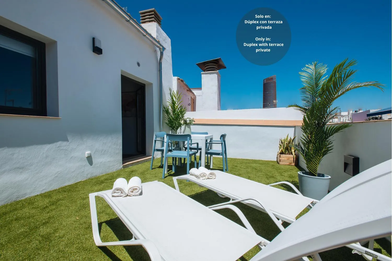 Balcony/Terrace in Lola de Triana Apartments