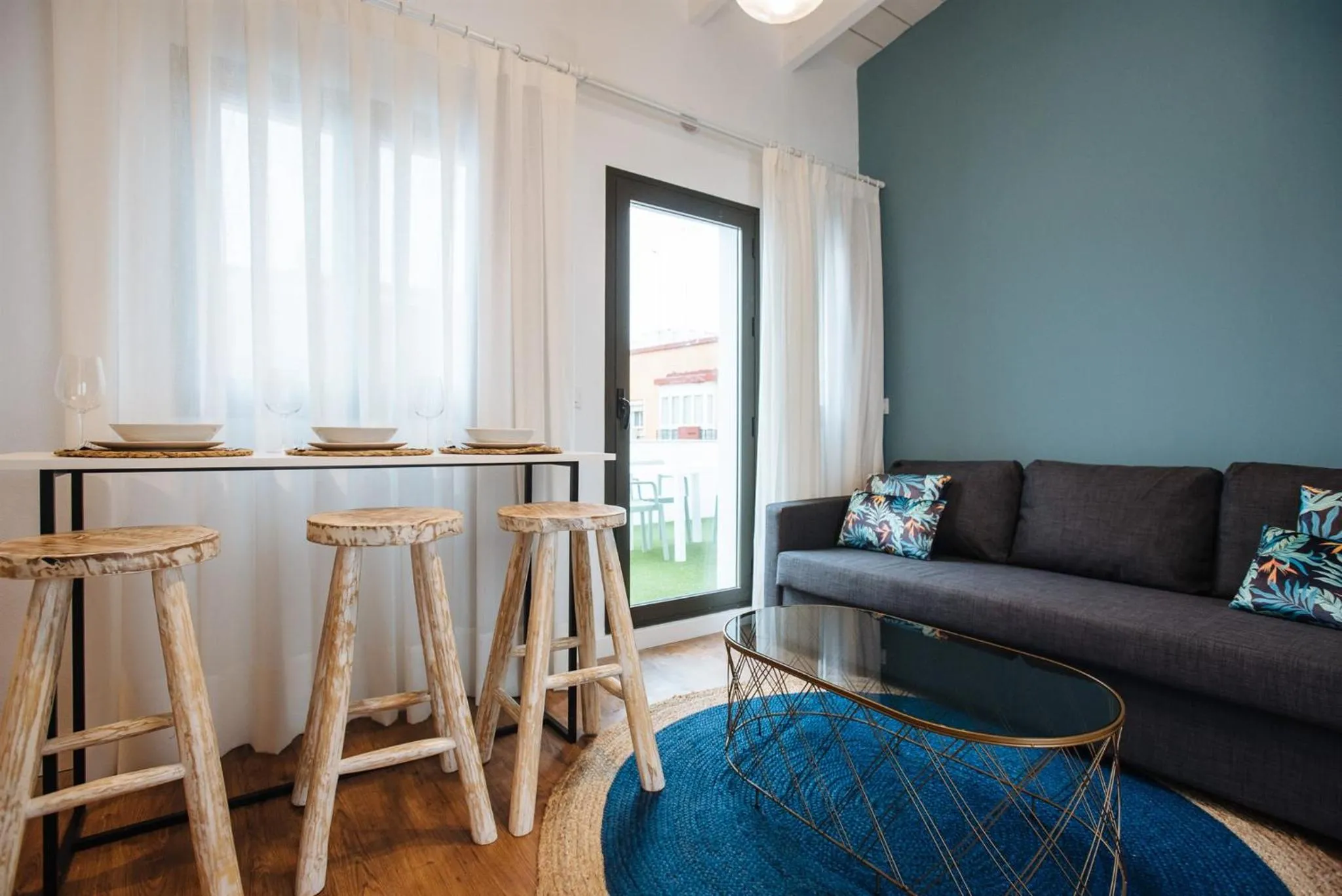 Living room in Lola de Triana Apartments