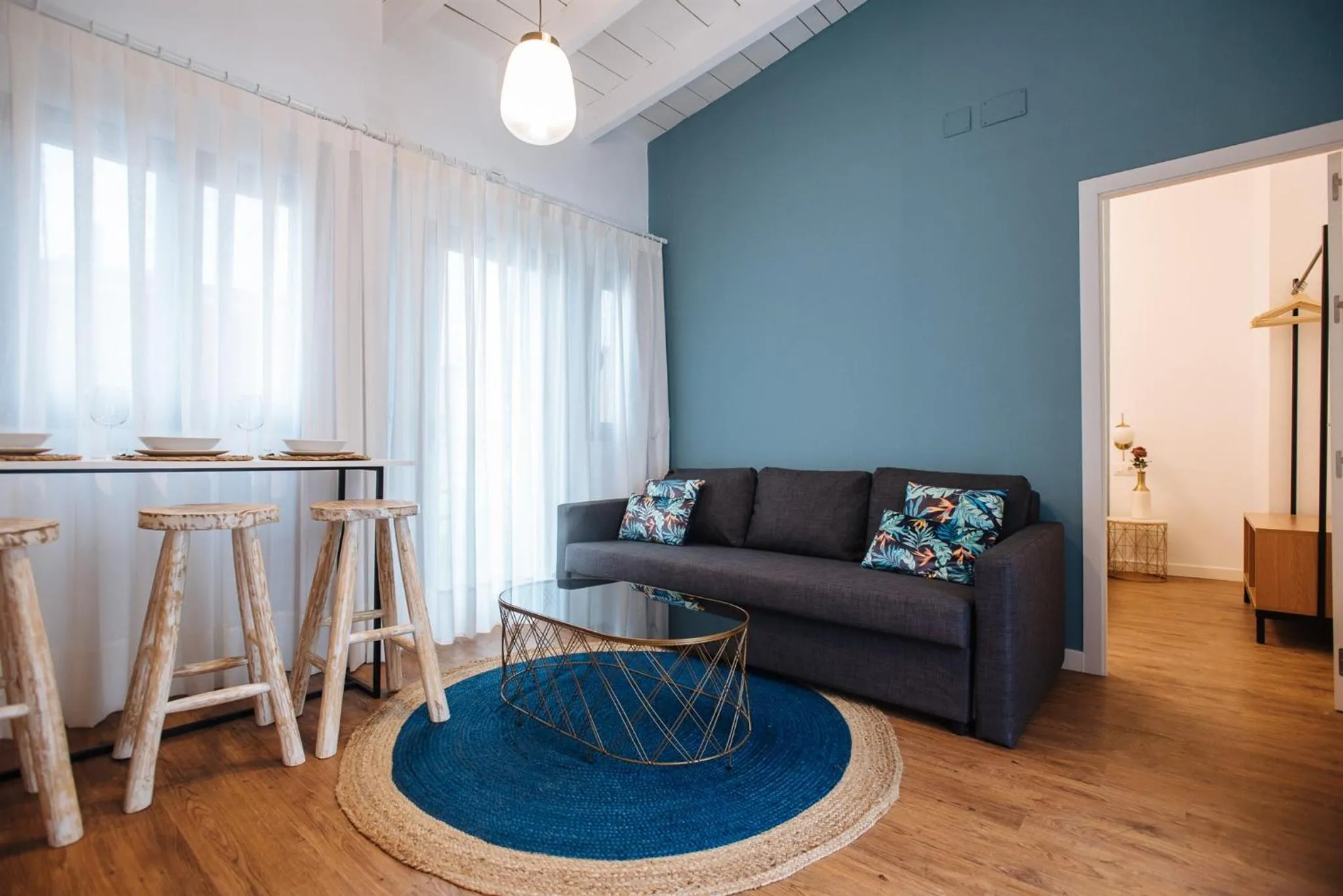 Living room in Lola de Triana Apartments