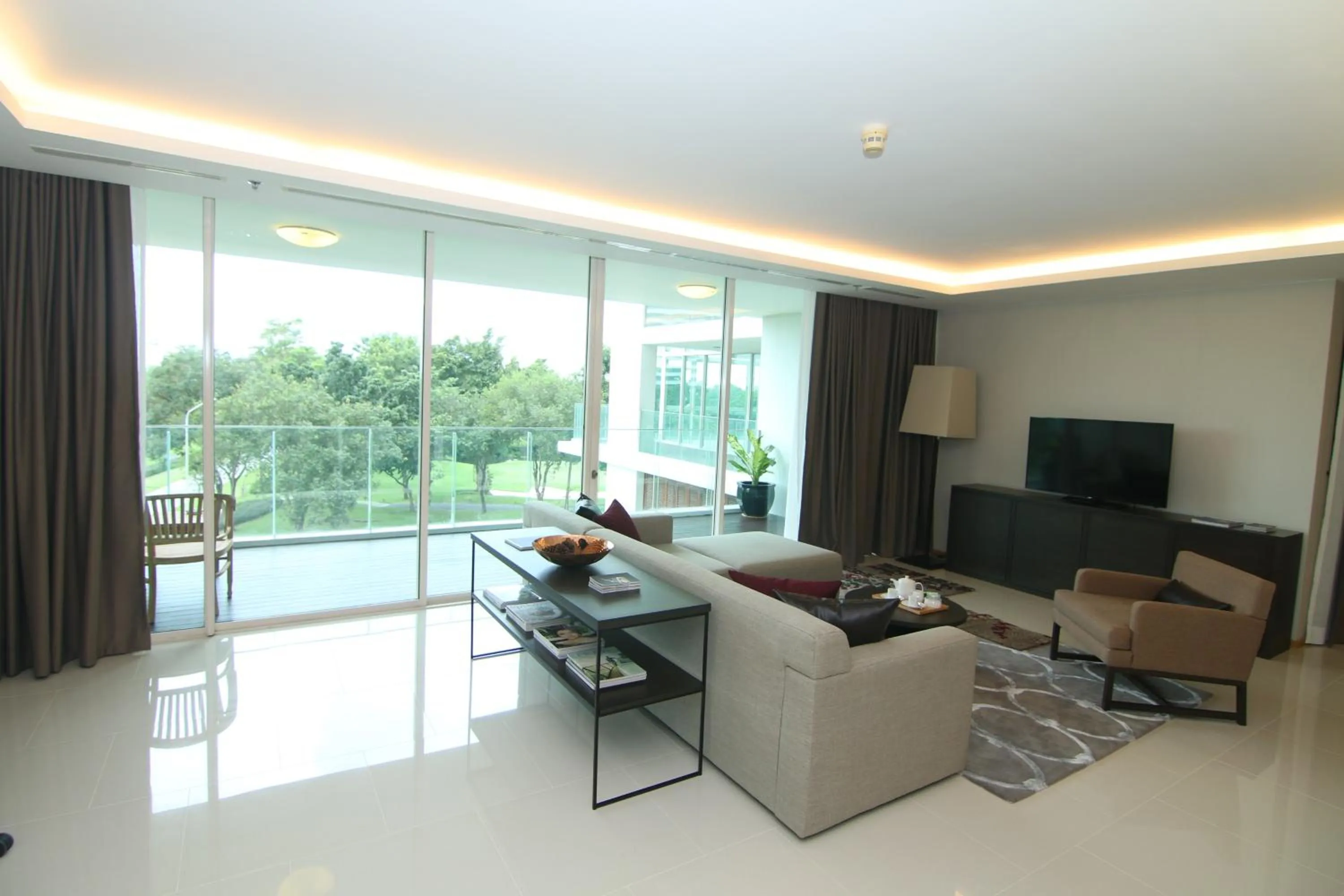 Balcony/Terrace in North Park Serviced Apartment Bangkok