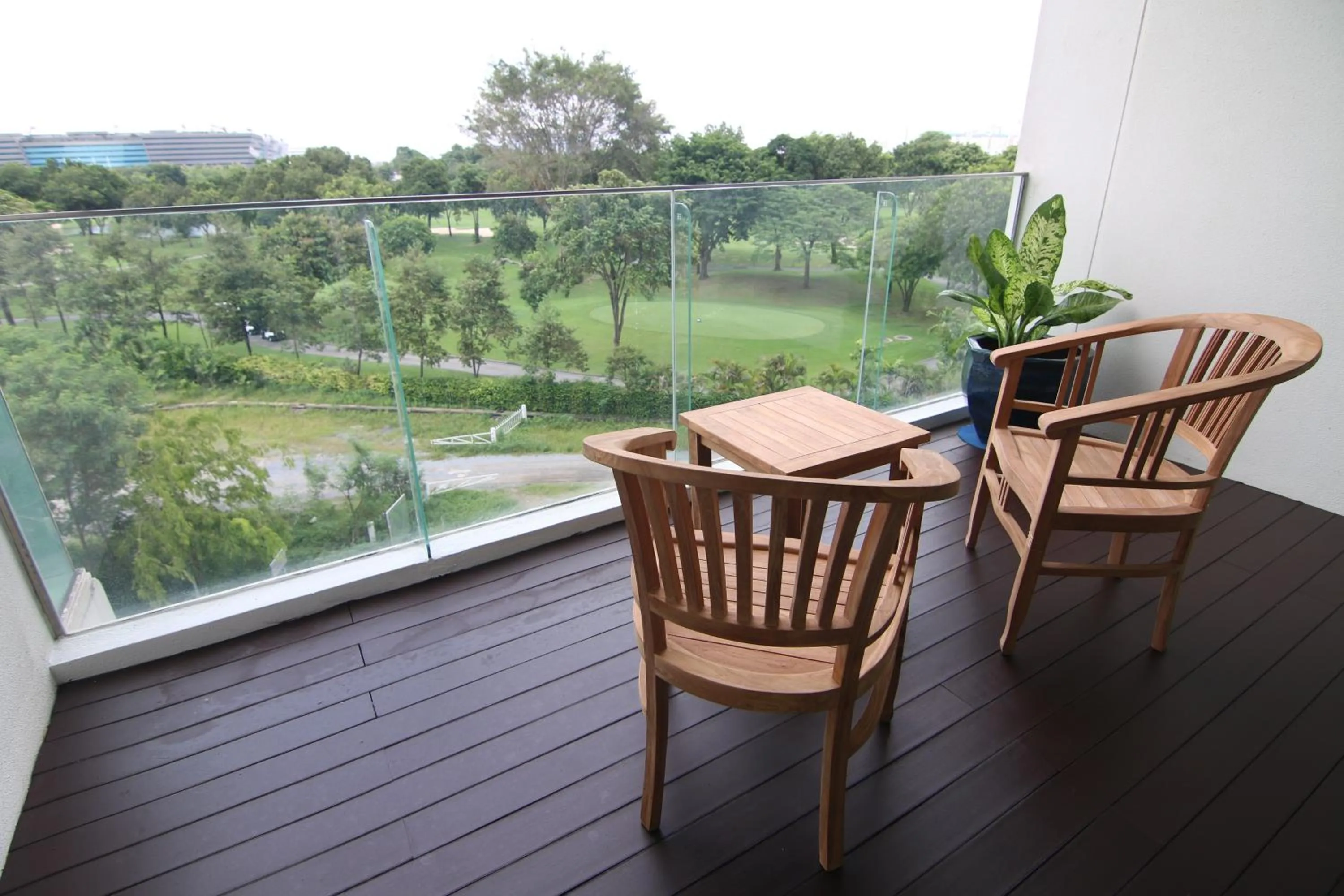 Balcony/Terrace in North Park Serviced Apartment Bangkok