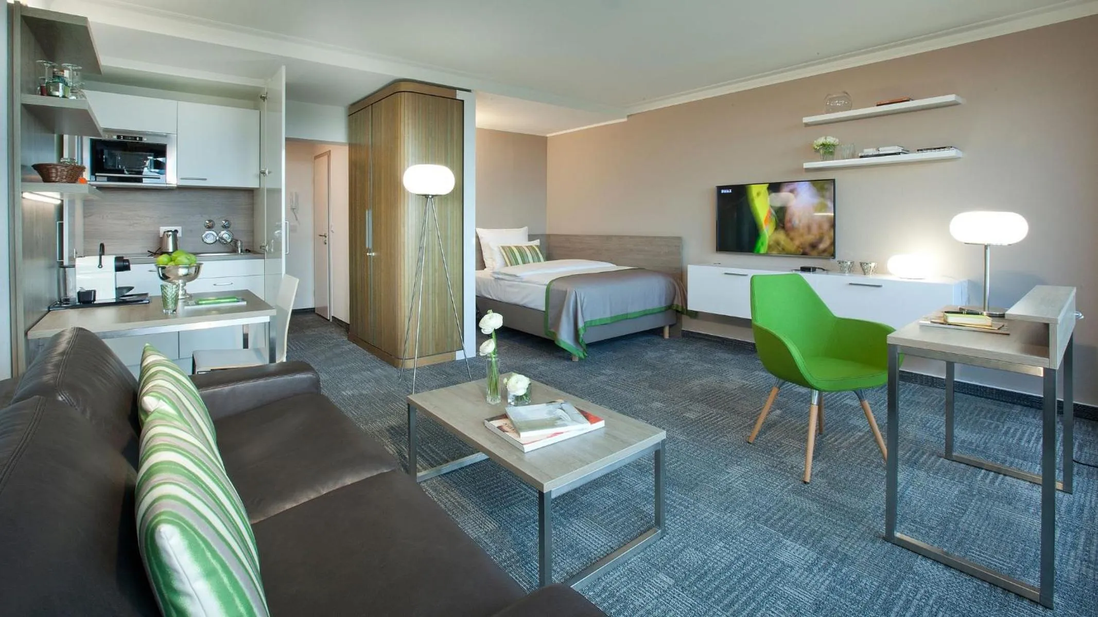 Bed in Messe Residence by Gerda Good Living - Digital Access