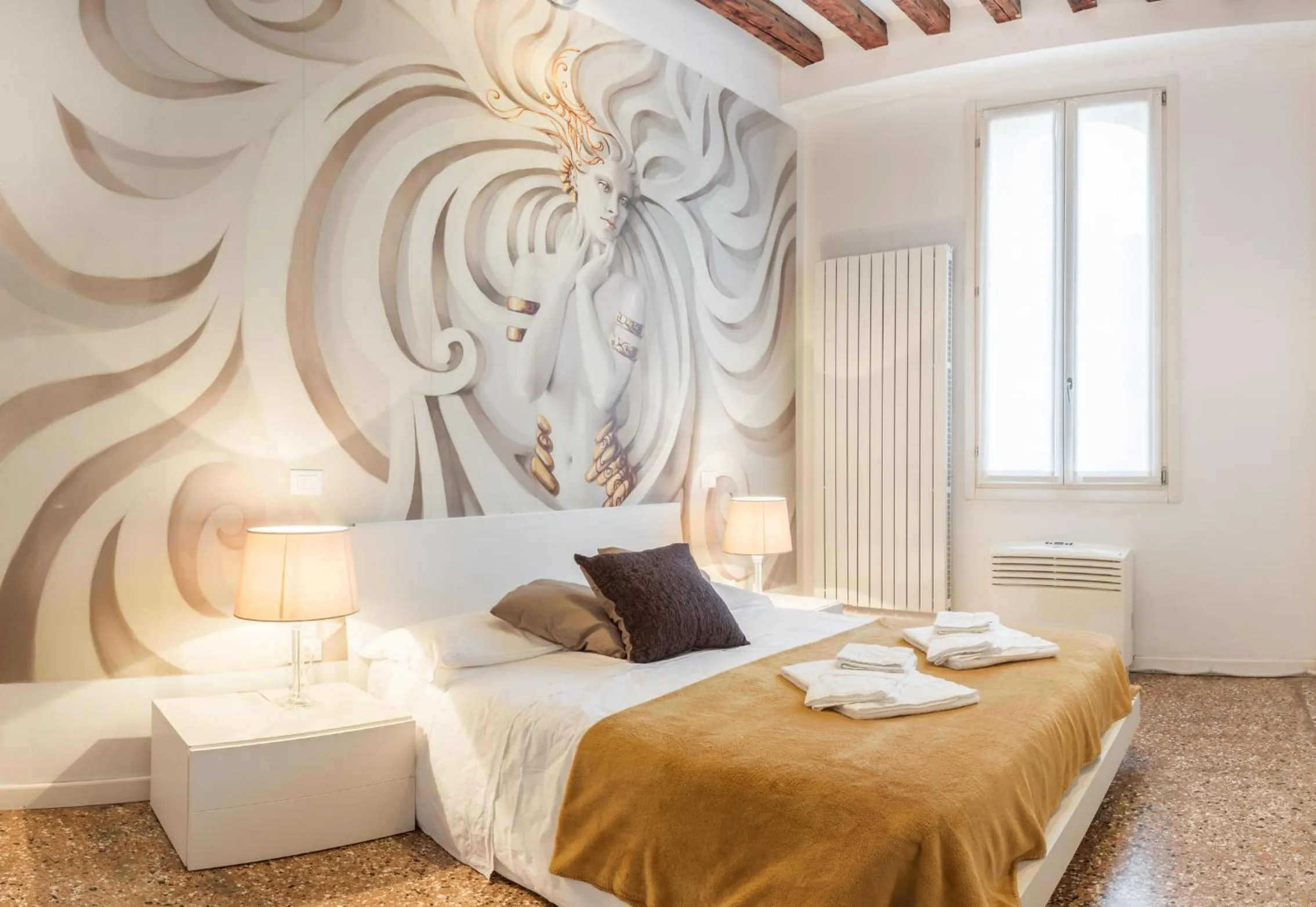 Bedroom, Bed in San Polo Design Apartments by Wonderful Italy
