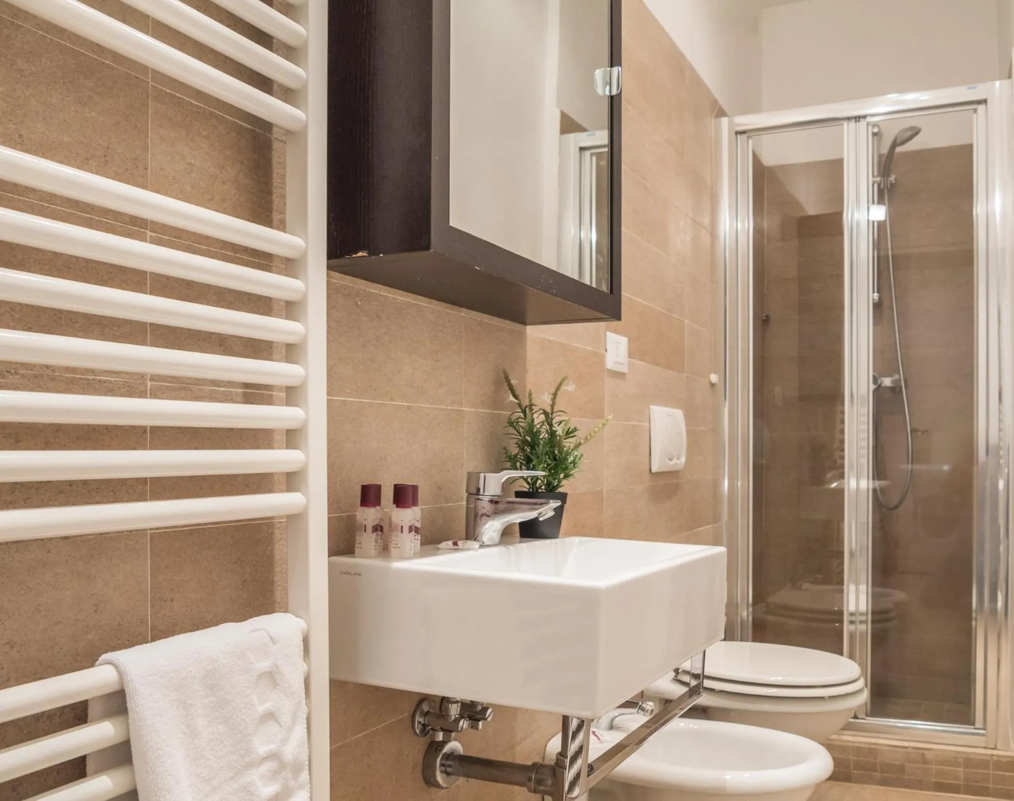 Bathroom in San Polo Design Apartments by Wonderful Italy