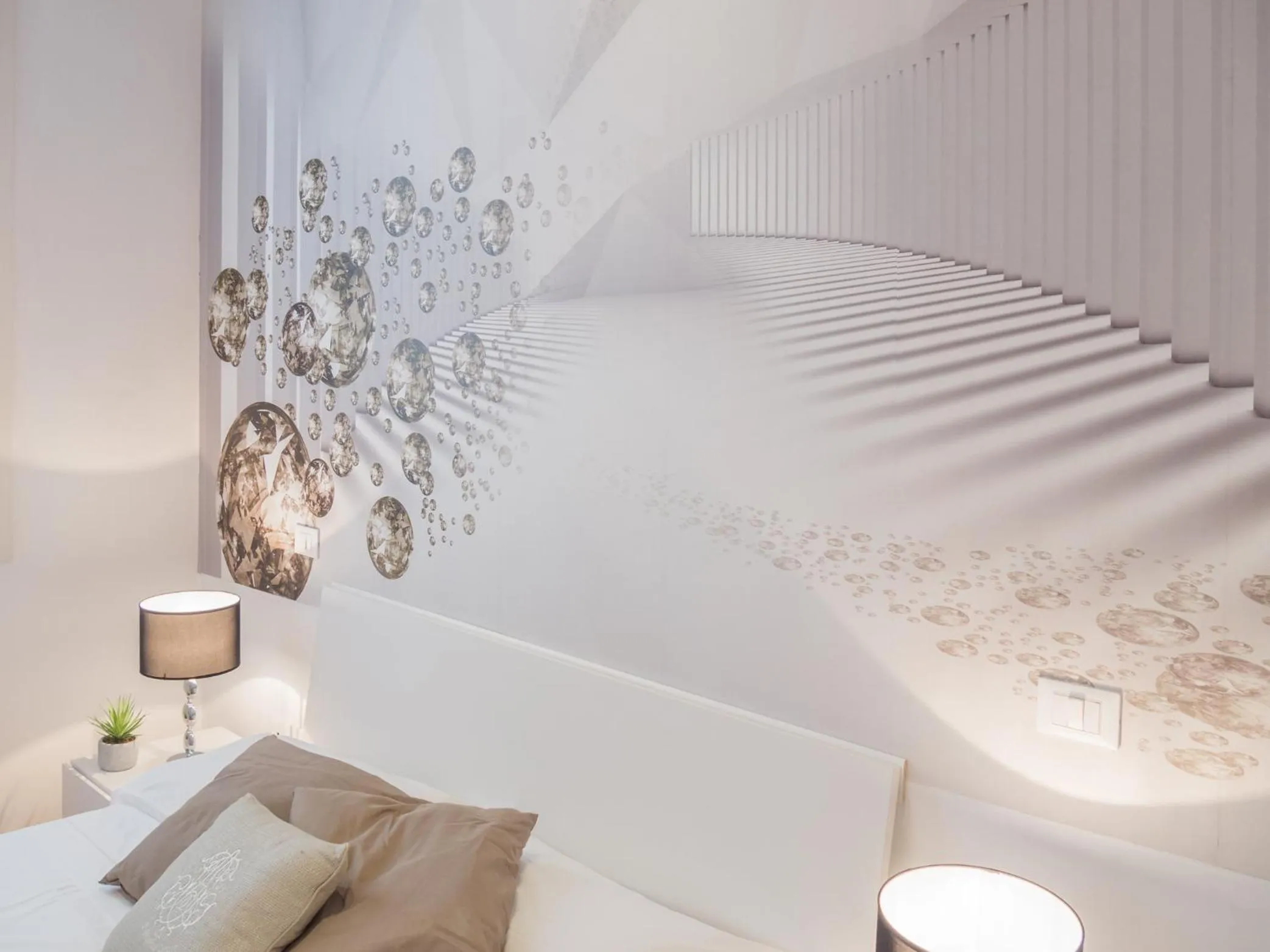 Bedroom, Bed in San Polo Design Apartments by Wonderful Italy