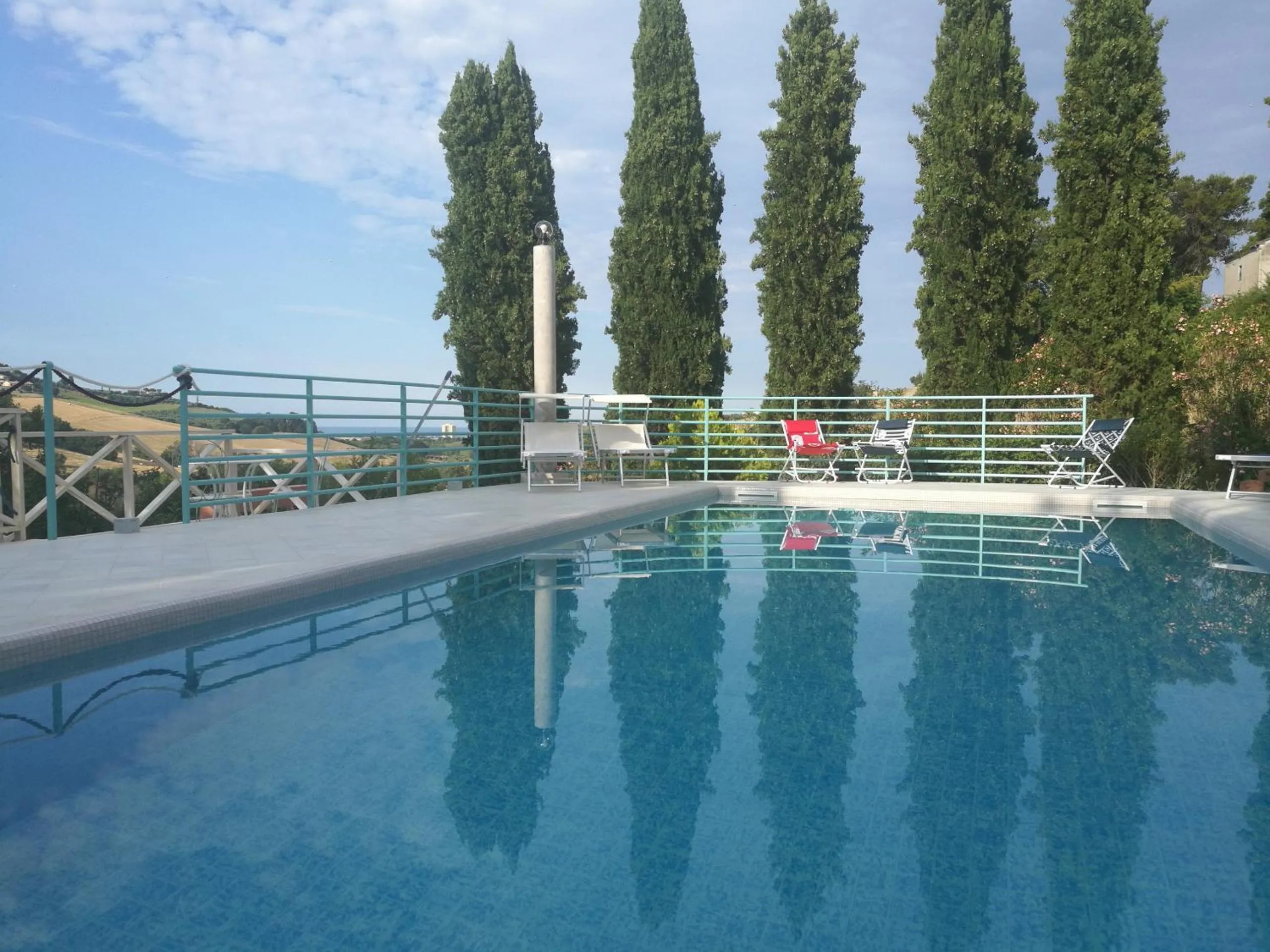 Pool view in Villa Collina Sul Mare - Teloni