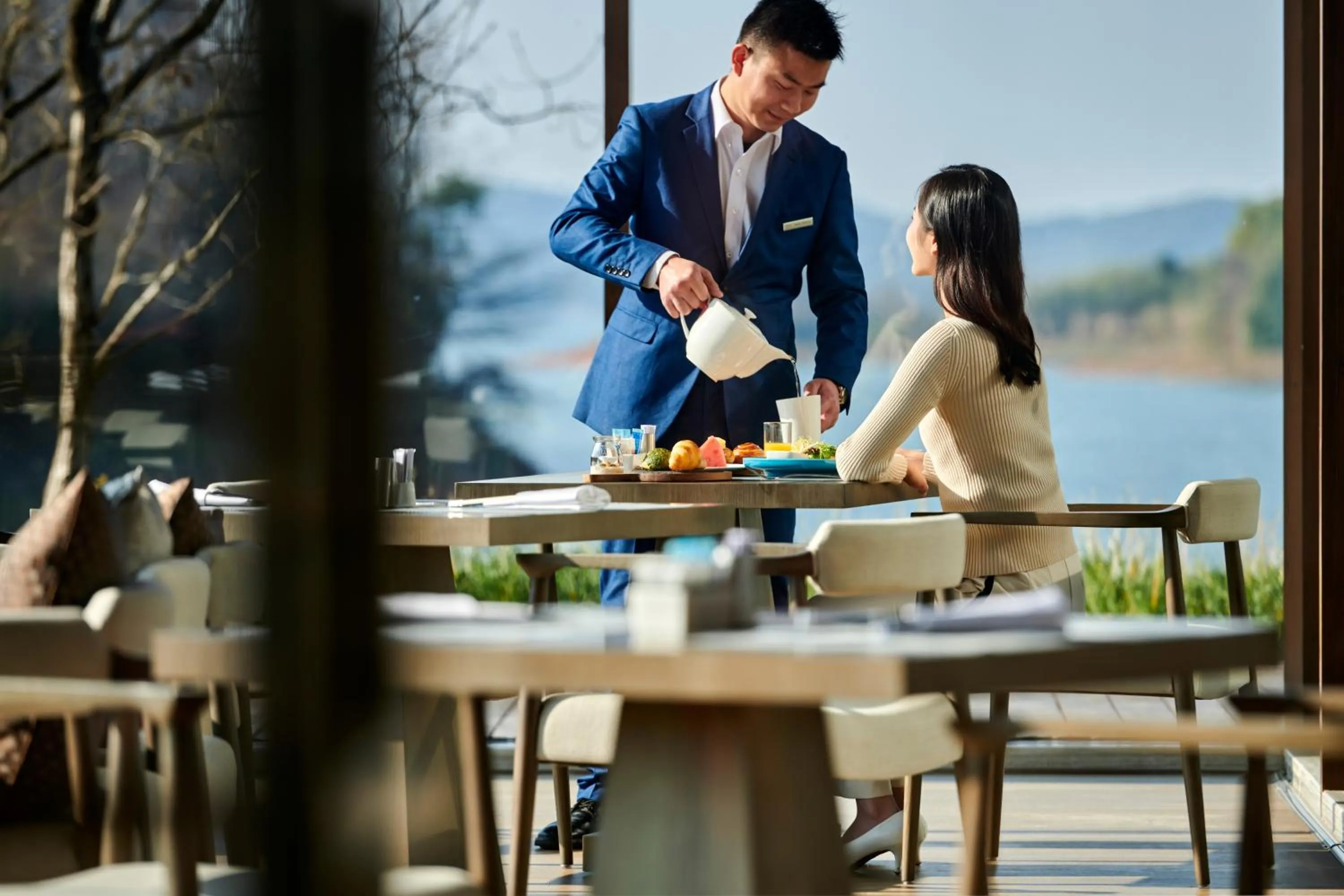 Continental breakfast in Lushan West Sea Resort, Curio Collection by Hilton