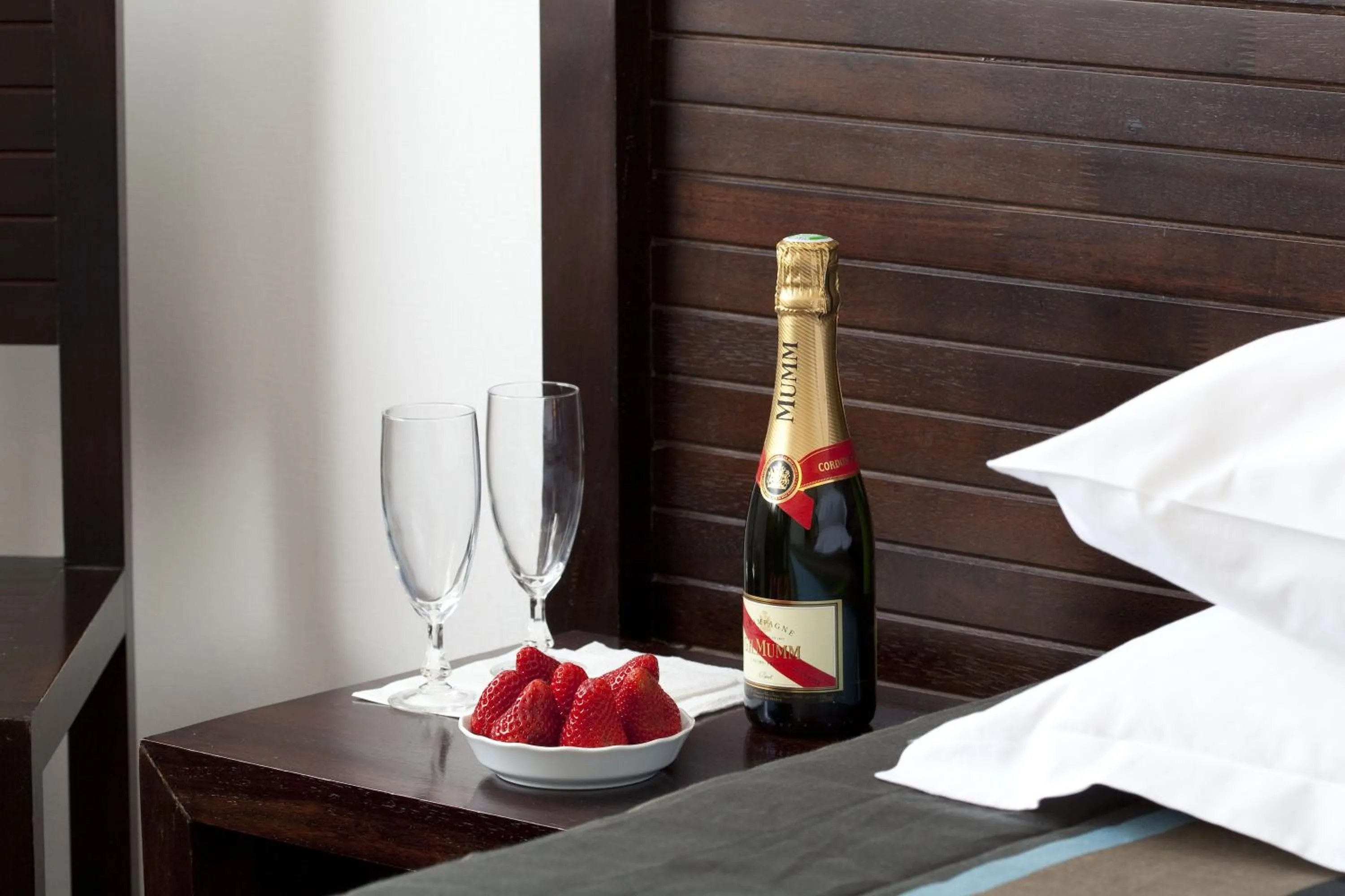 Decorative detail, Bed in Hotel Lille Europe