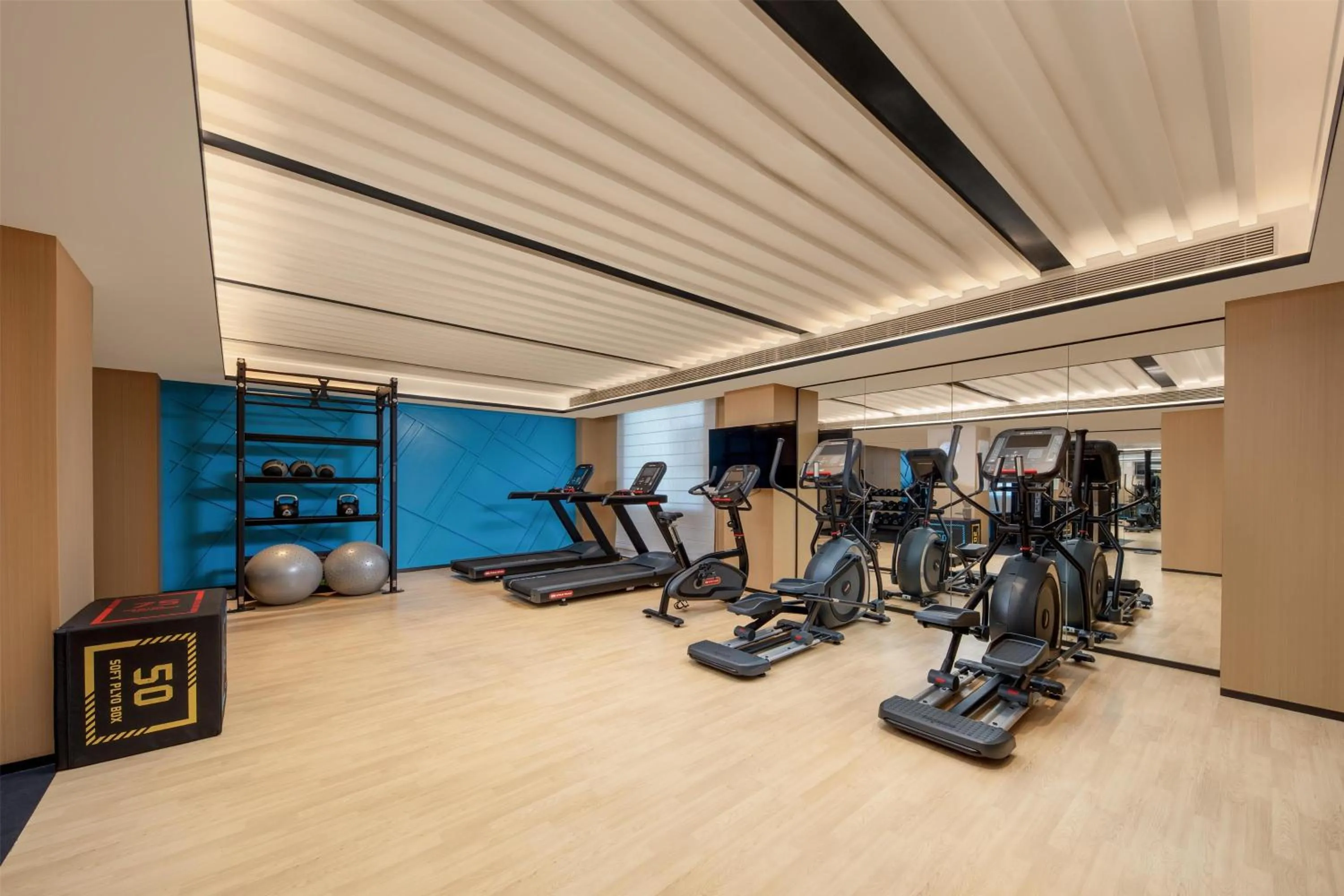 Fitness centre/facilities in Hilton Garden Inn Shanghai Jiading