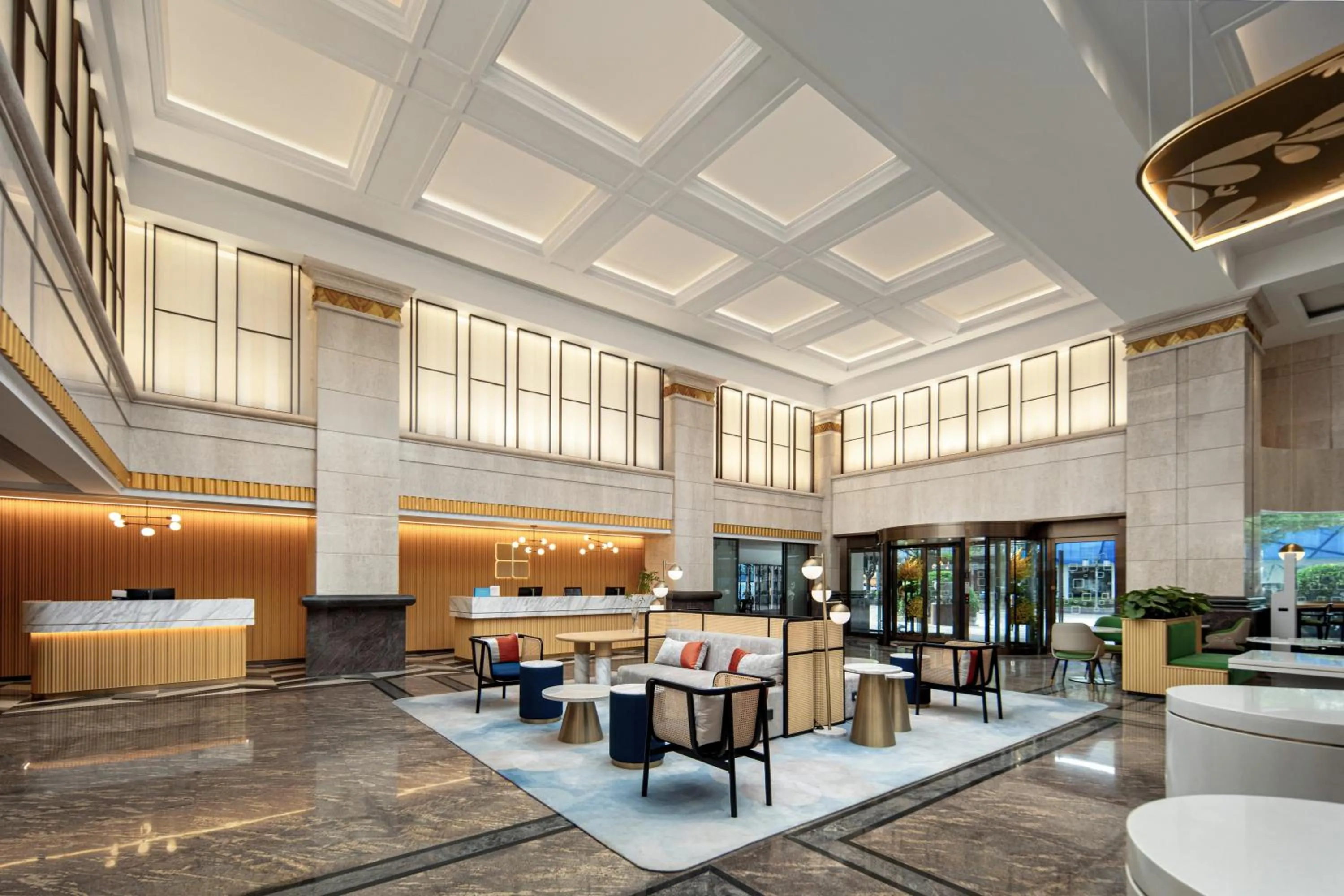 Lobby or reception in Hilton Garden Inn Shanghai Jiading