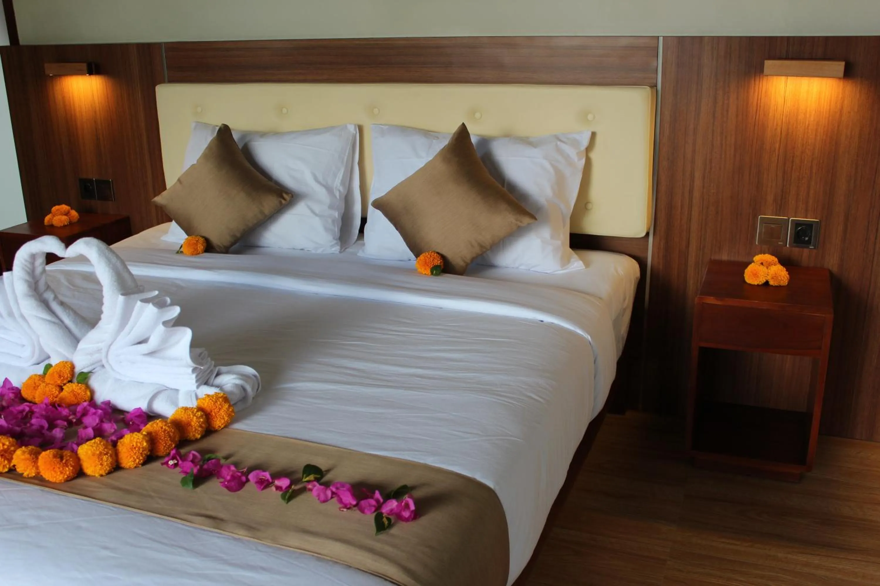 Bed in Villa Umah Didua