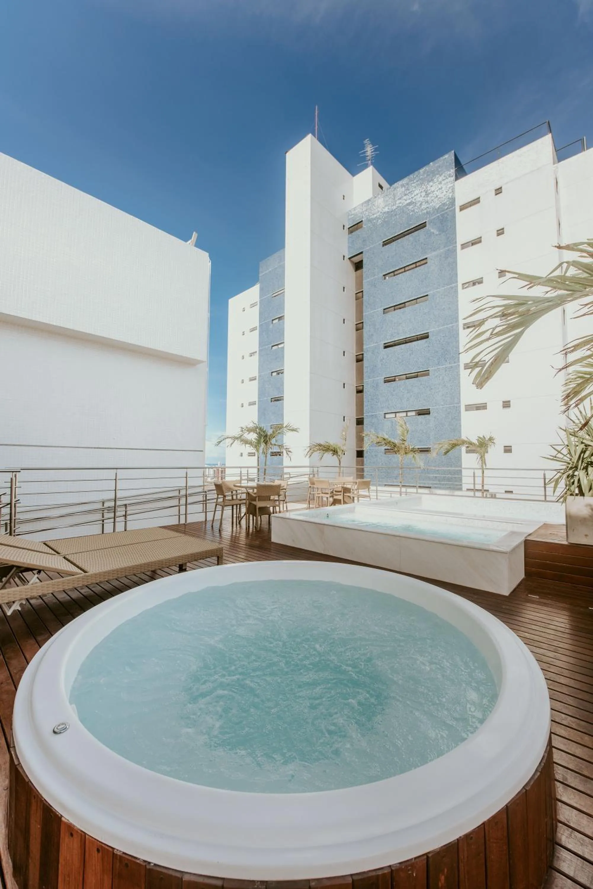 Hot Tub in Guest Manaíra Apart Hotel