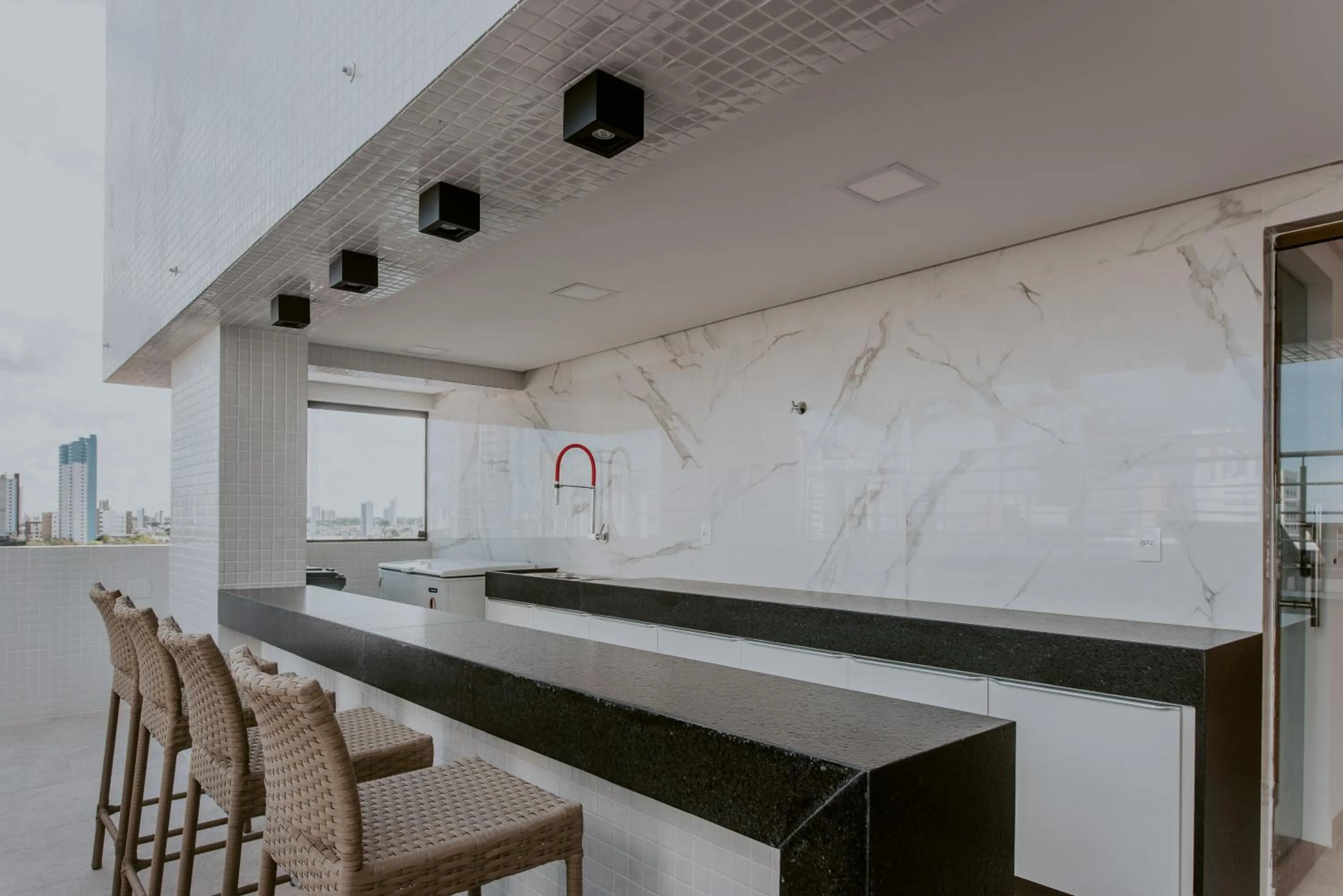 Lounge or bar in Guest Manaíra Apart Hotel