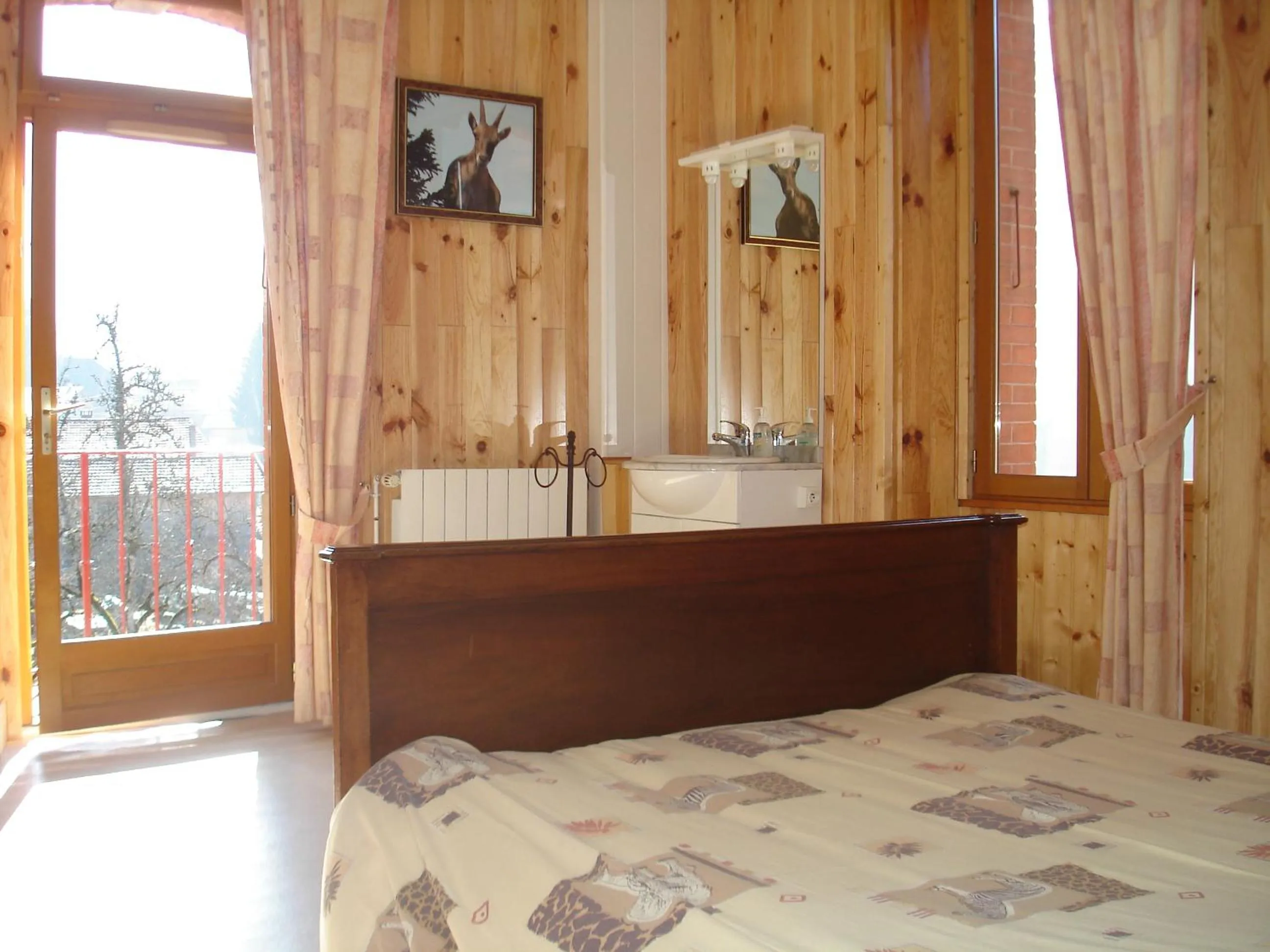 Bedroom, Bed in L'Horizon des Alpes
