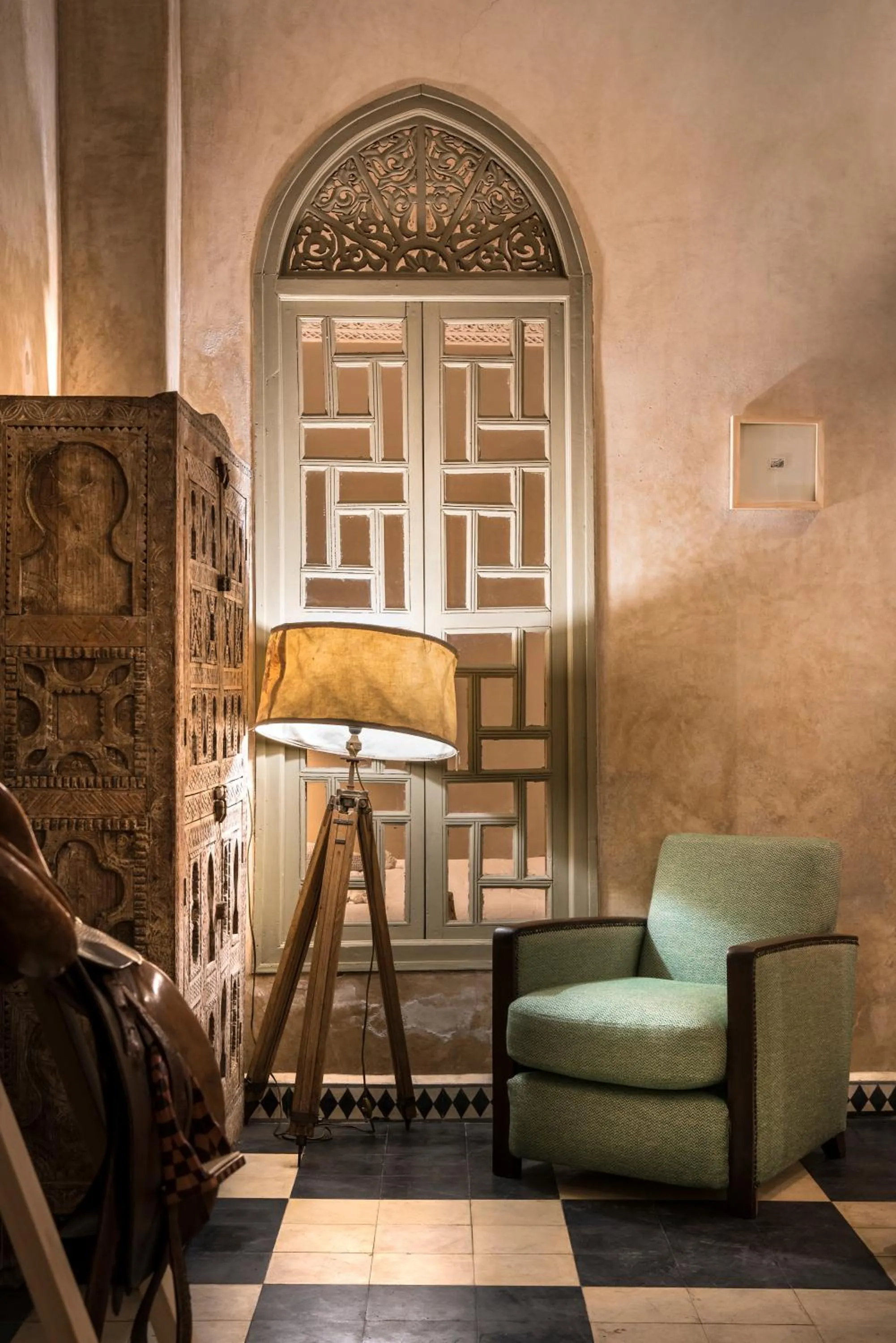 Seating area in Riad Hissan