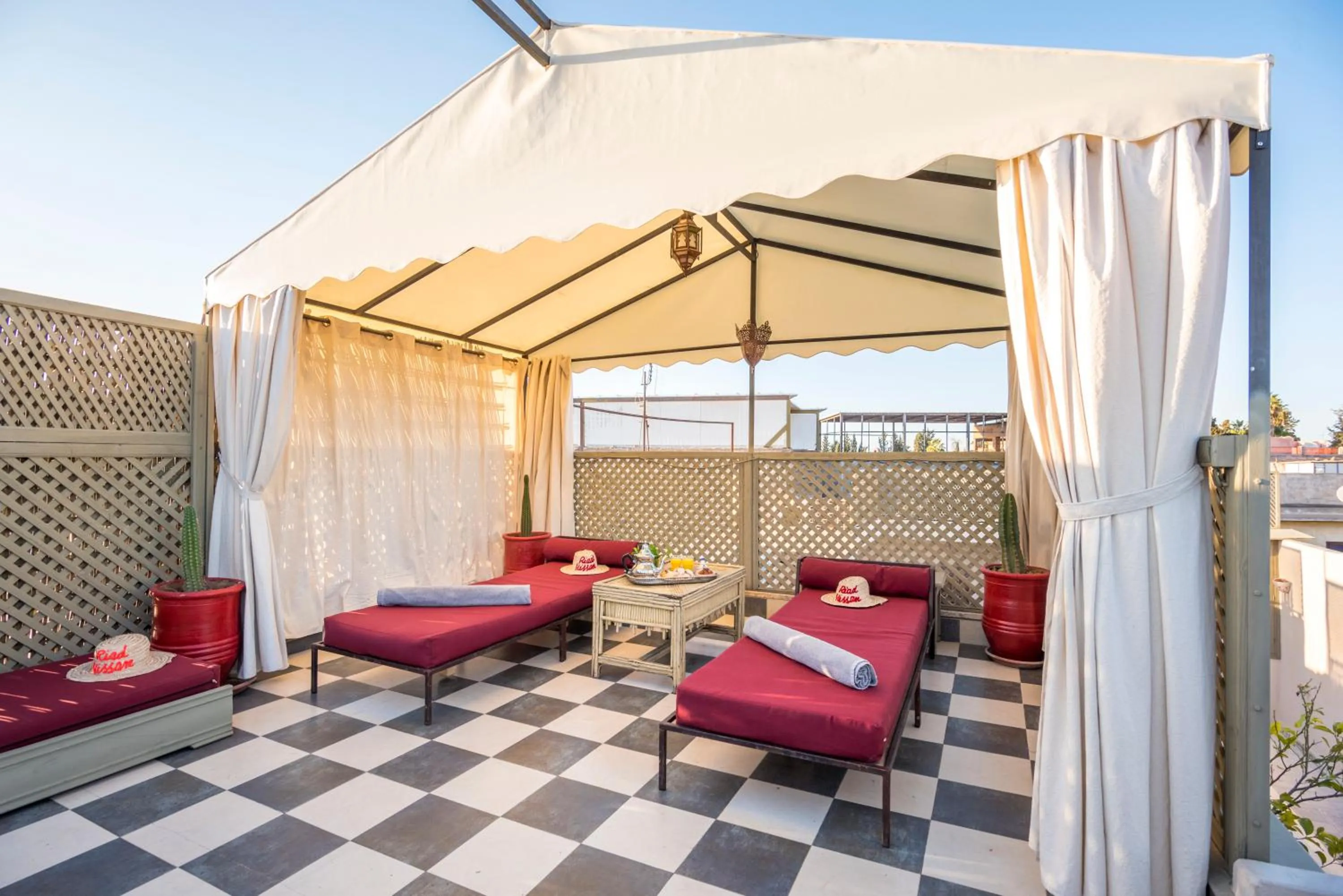 Balcony/Terrace in Riad Hissan