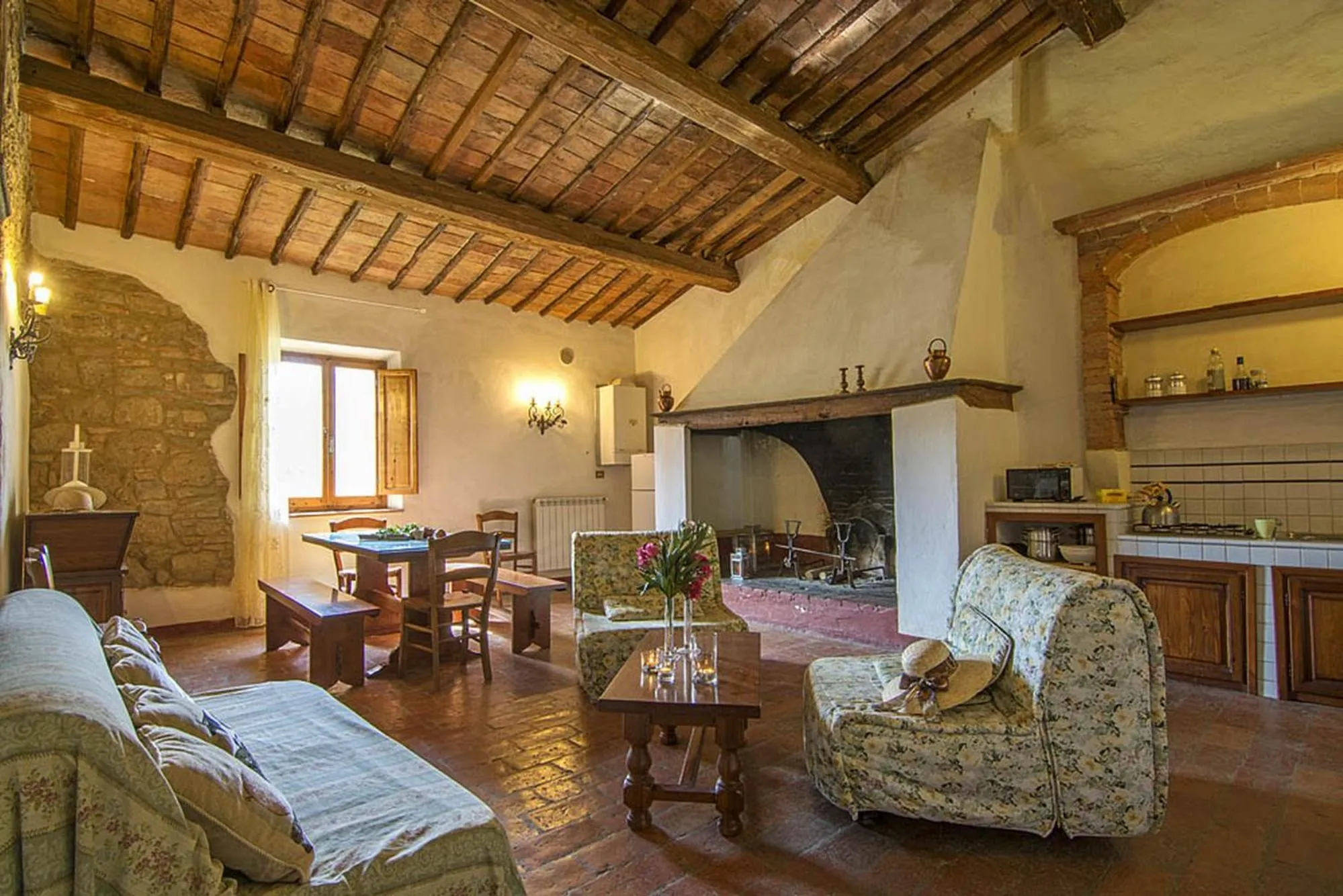 Seating area in Agriturismo tranquillo e con vista panoramica