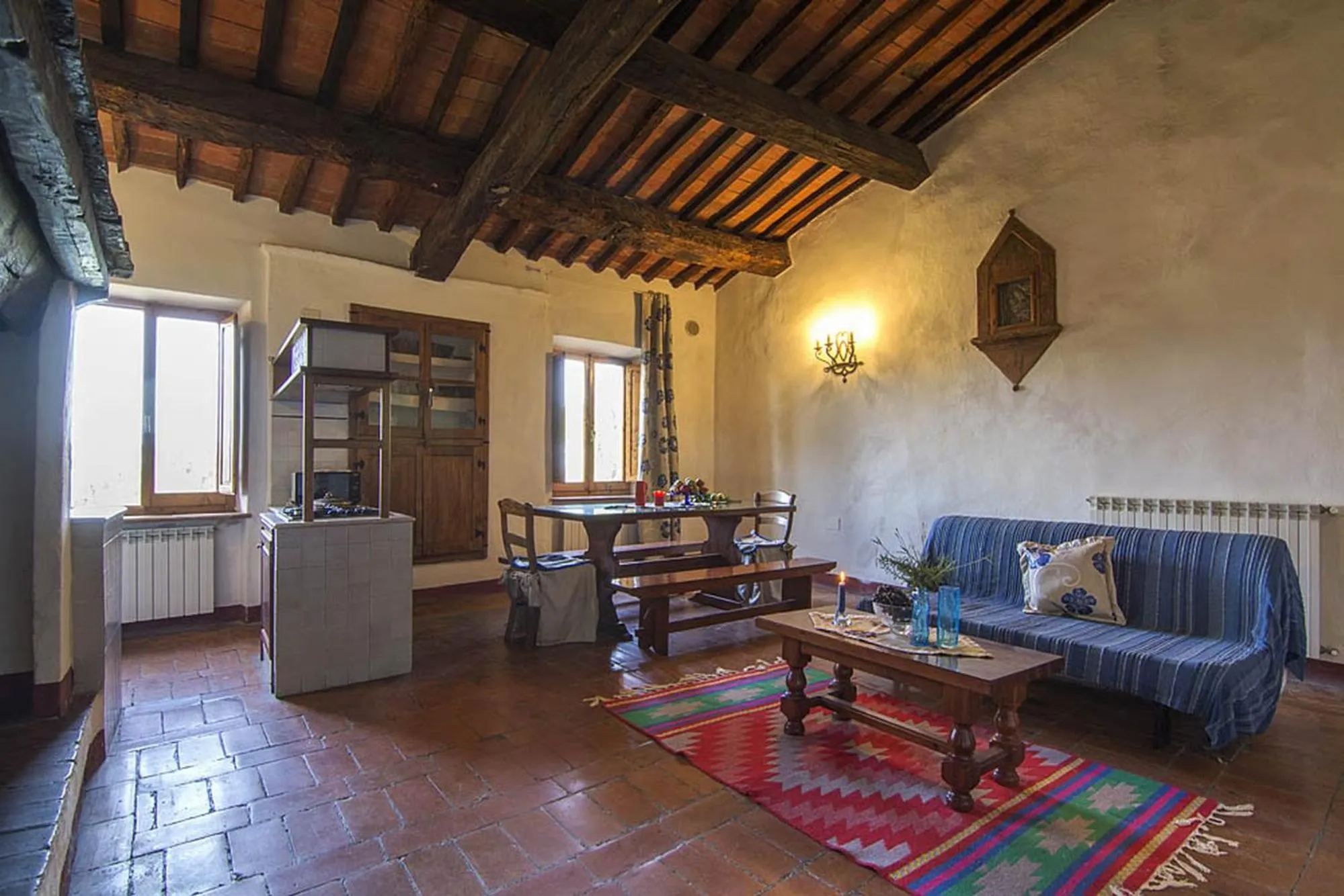 Living room in Agriturismo tranquillo e con vista panoramica