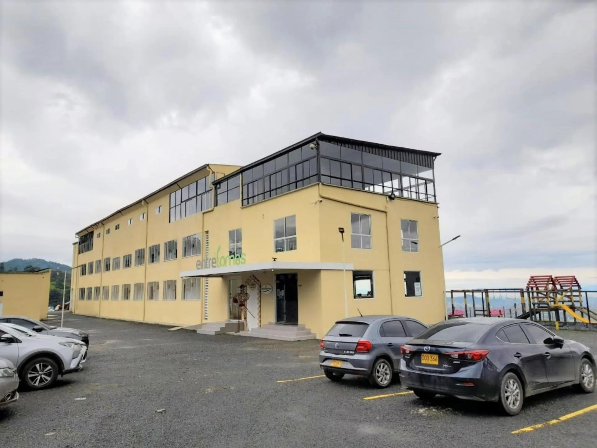 Property building in Hotel Entre Lomas