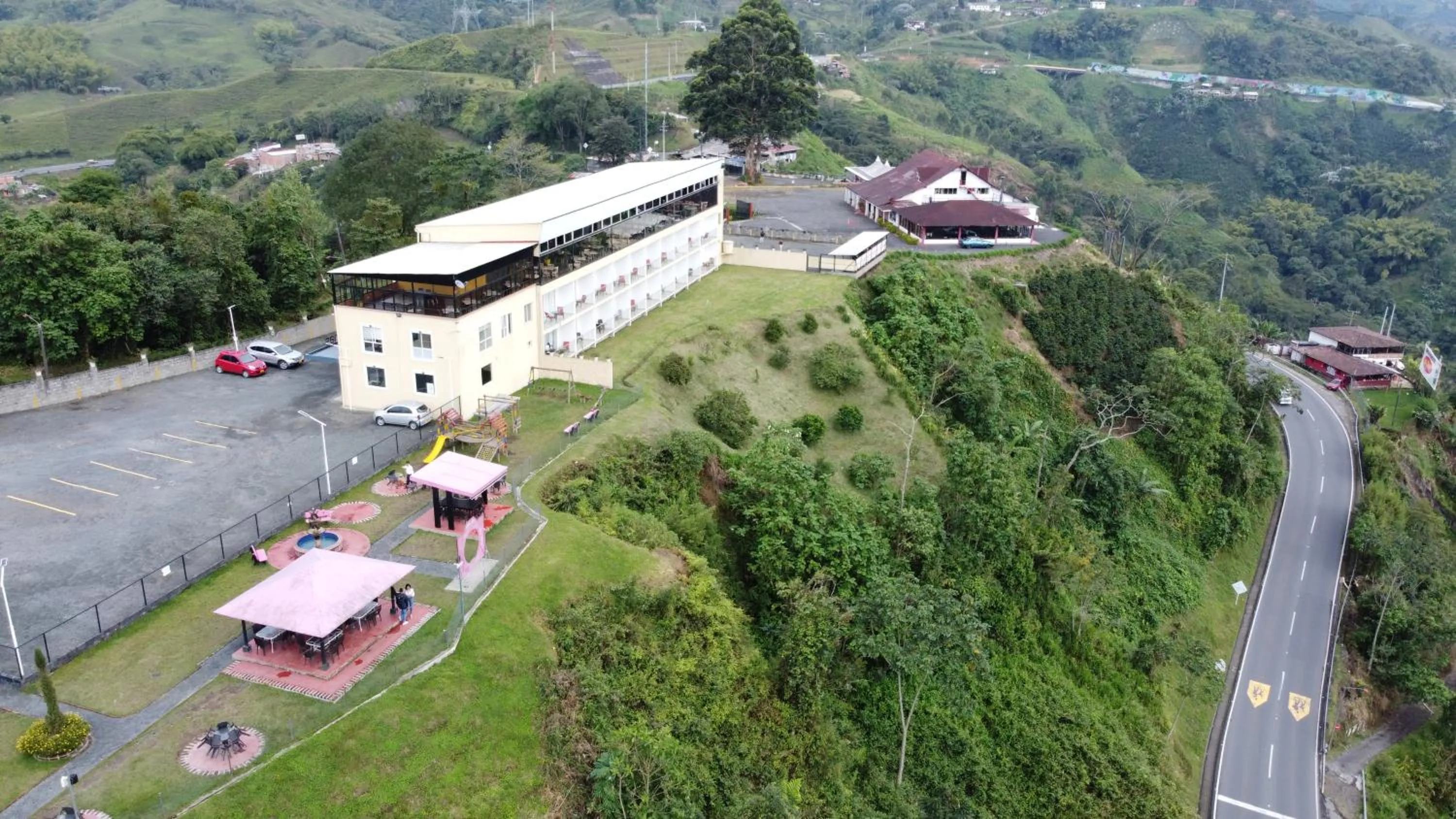 Property building in Hotel Entre Lomas