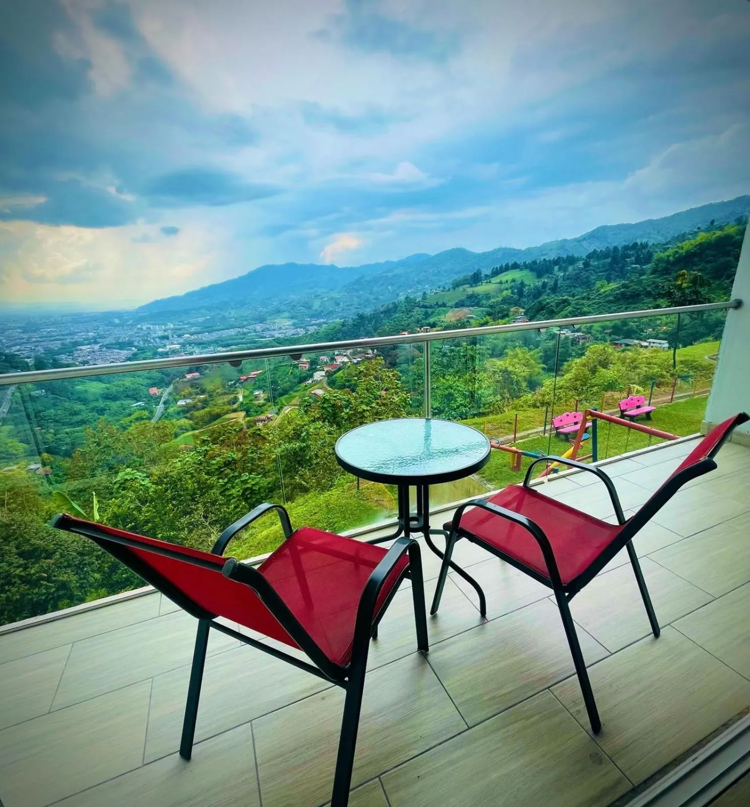 Balcony/Terrace in Hotel Entre Lomas