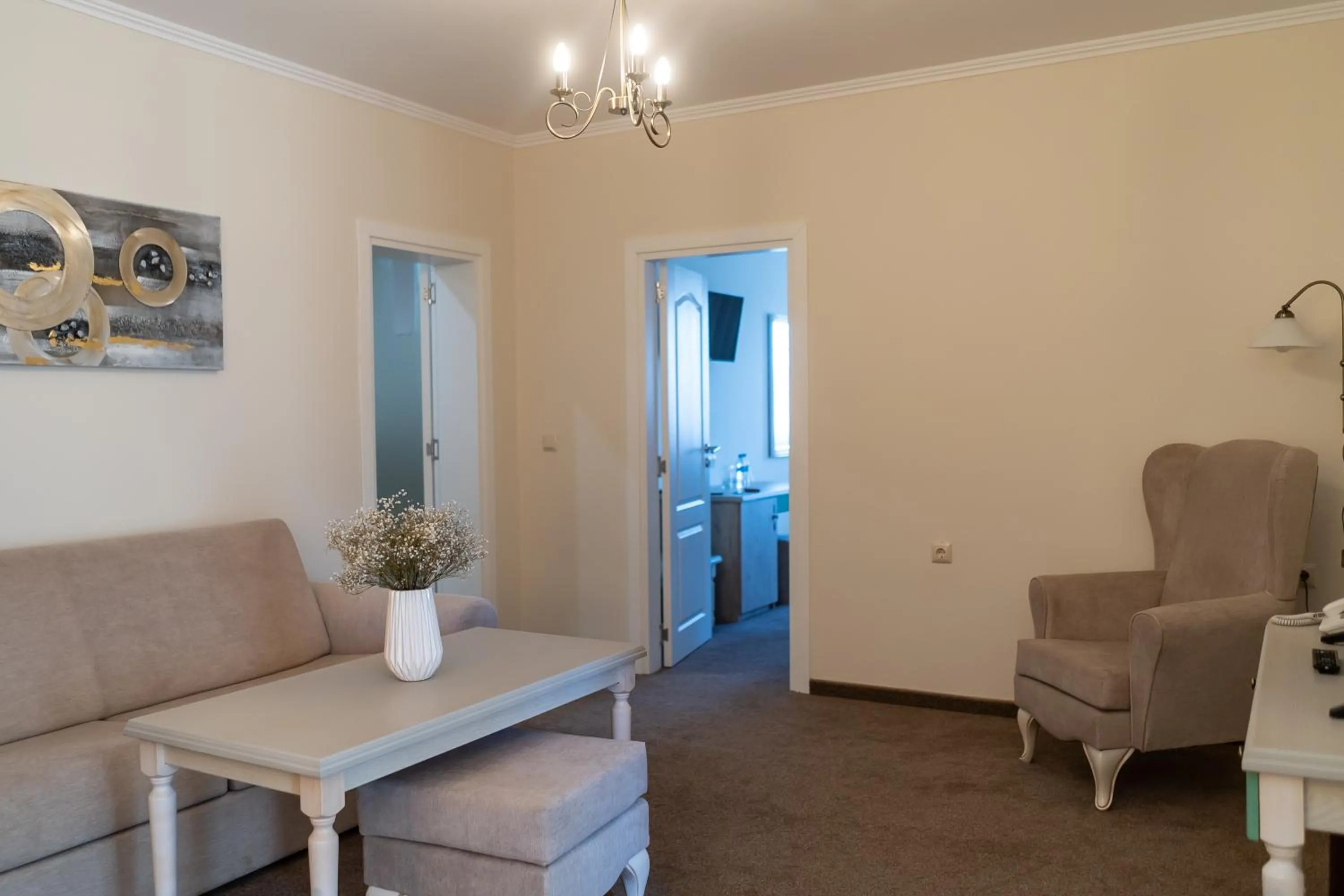 Living room in Villa Della Rosa