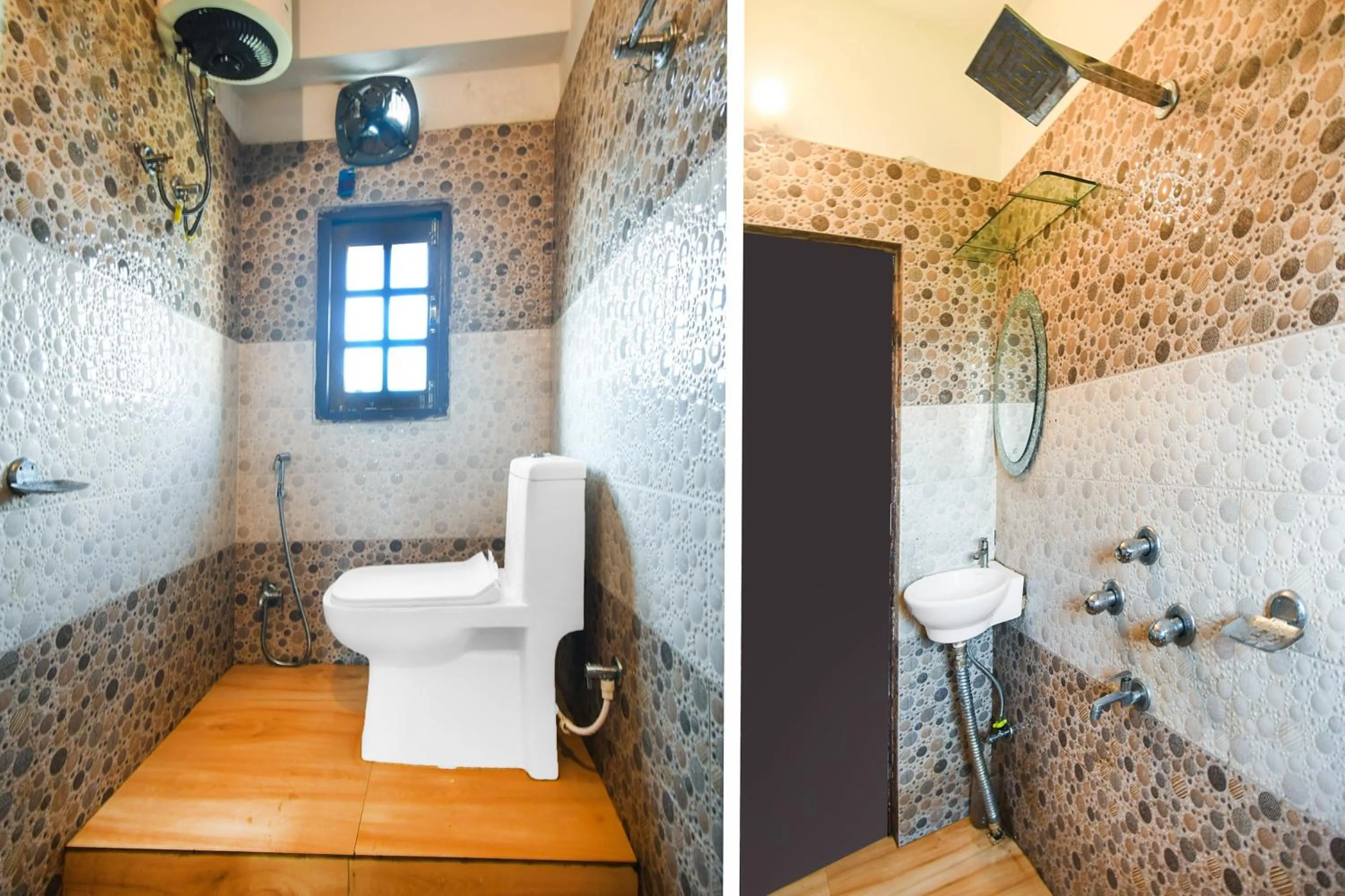Bathroom in Super Hotel O Champasari Siliguri formerly Four Fox Suits