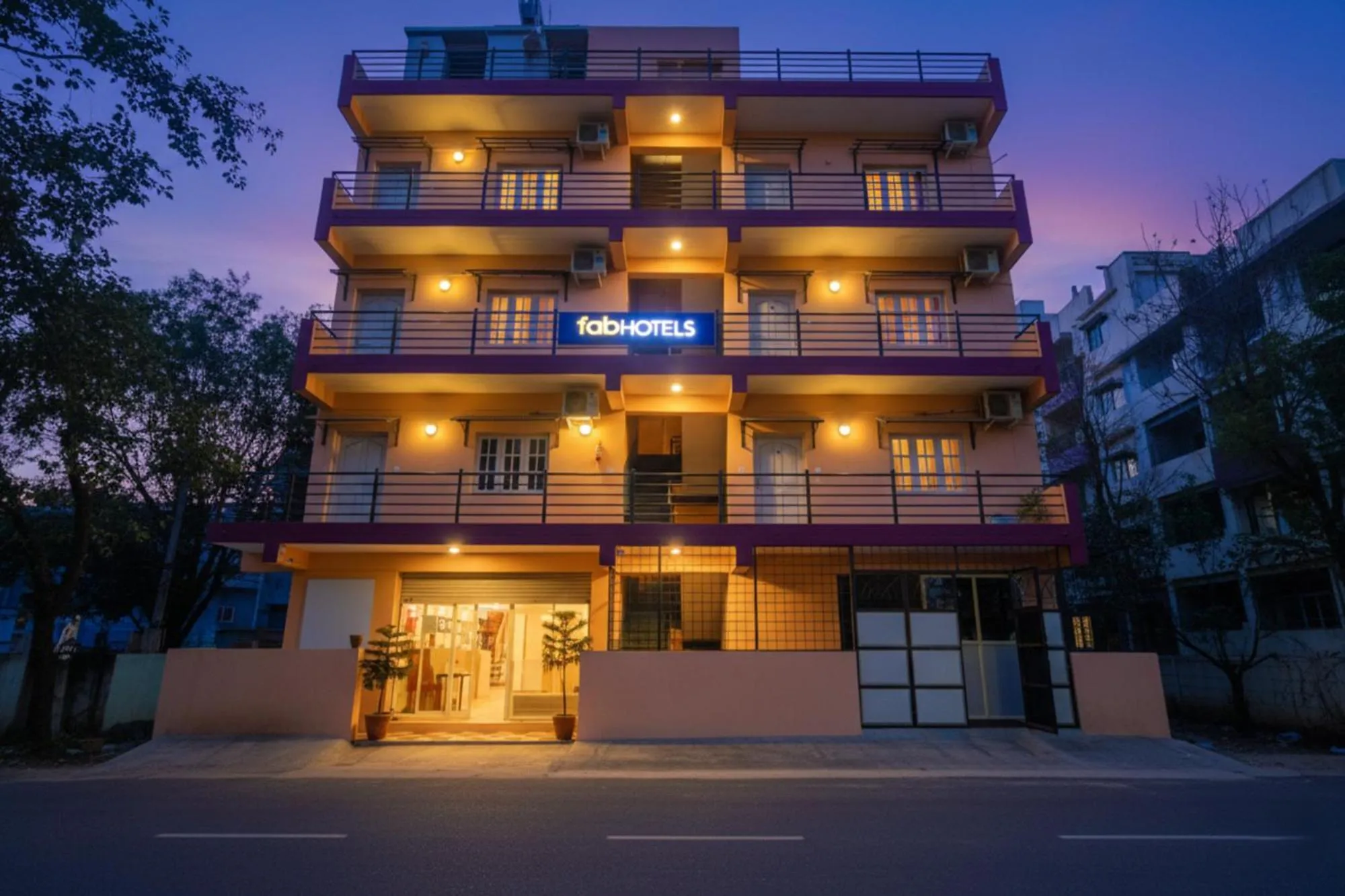 Property building in FabHotel Manyu Inn
