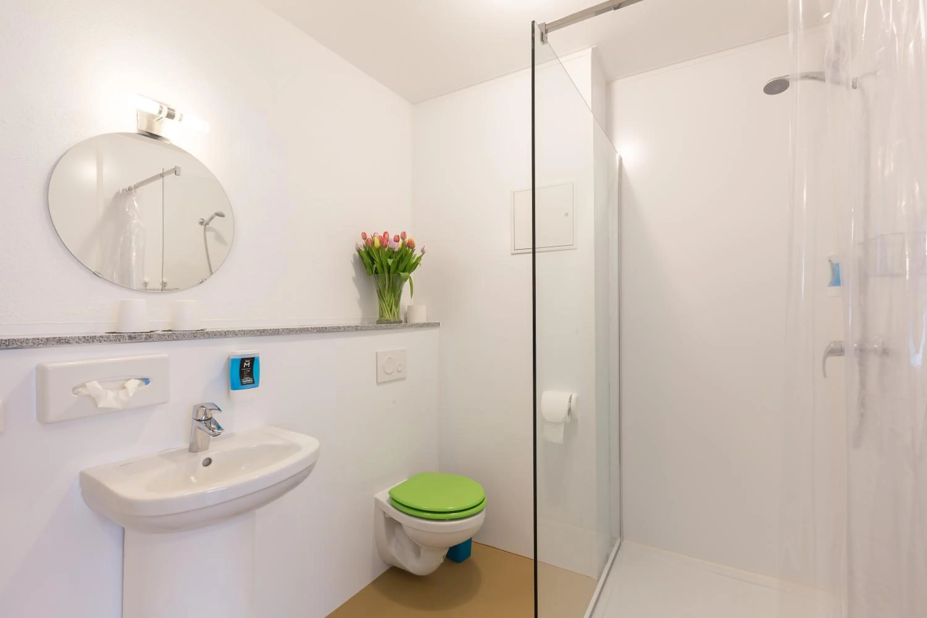 Shower in Hotel Ludwig