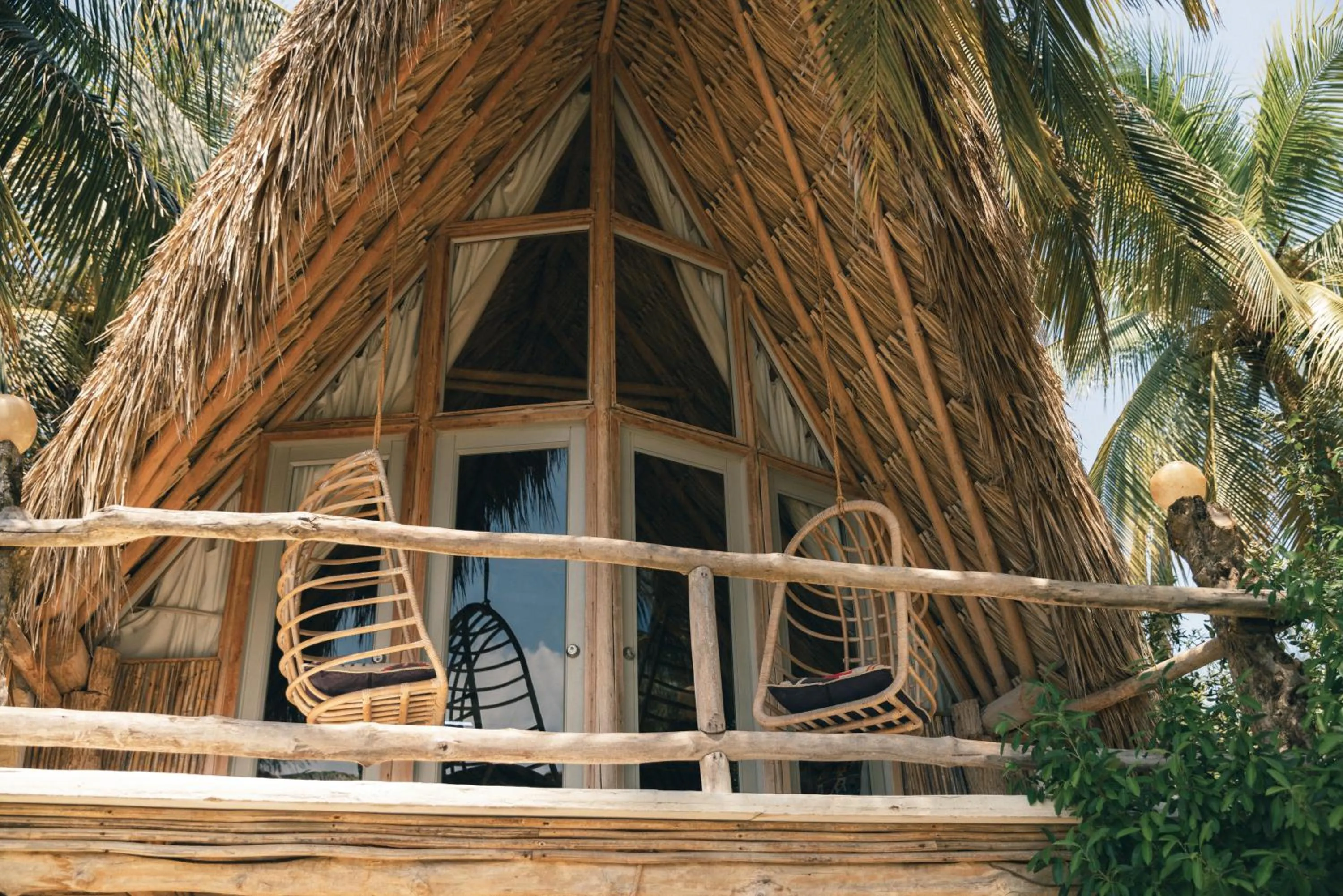 Balcony/Terrace in Éteka Slow Beach Hotel Adults Only