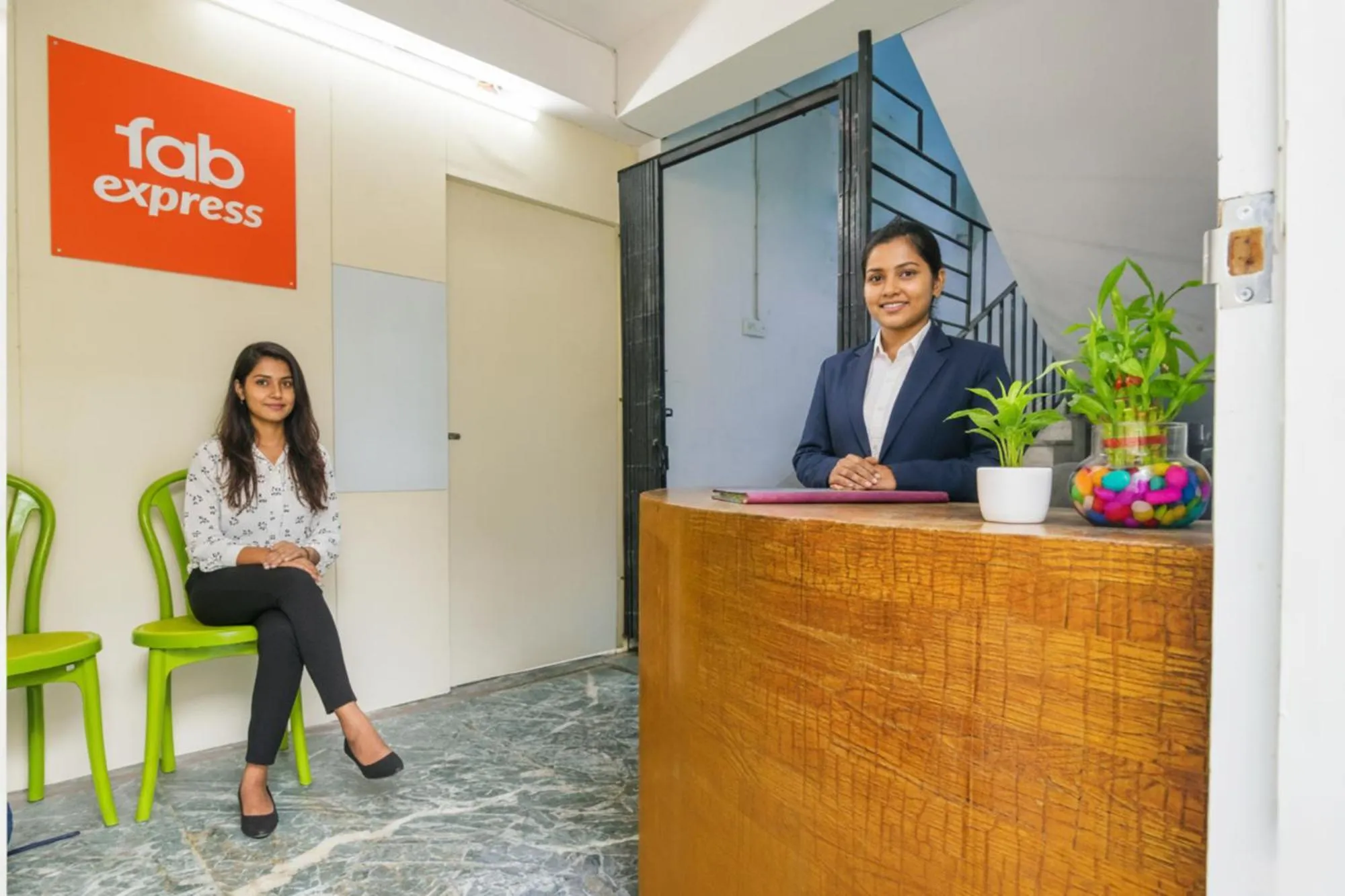 Lobby or reception in FabHotel Yatika Residency