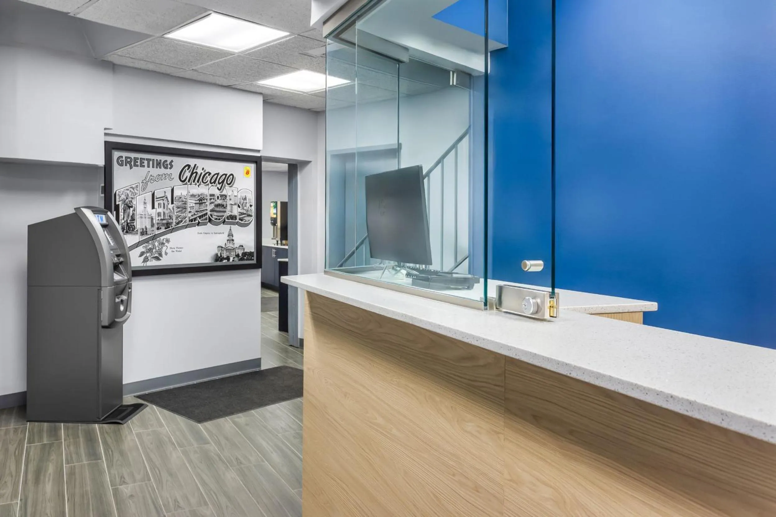 Lobby or reception in Super 8 by Wyndham Chicago IL