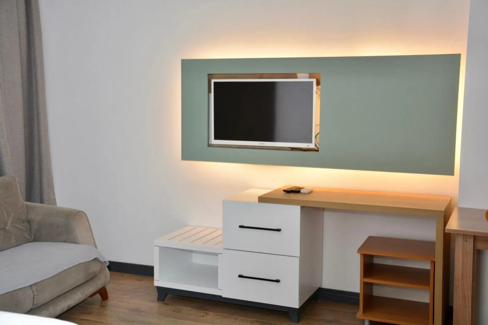 Communal lounge/ TV room in My Sun Hotel