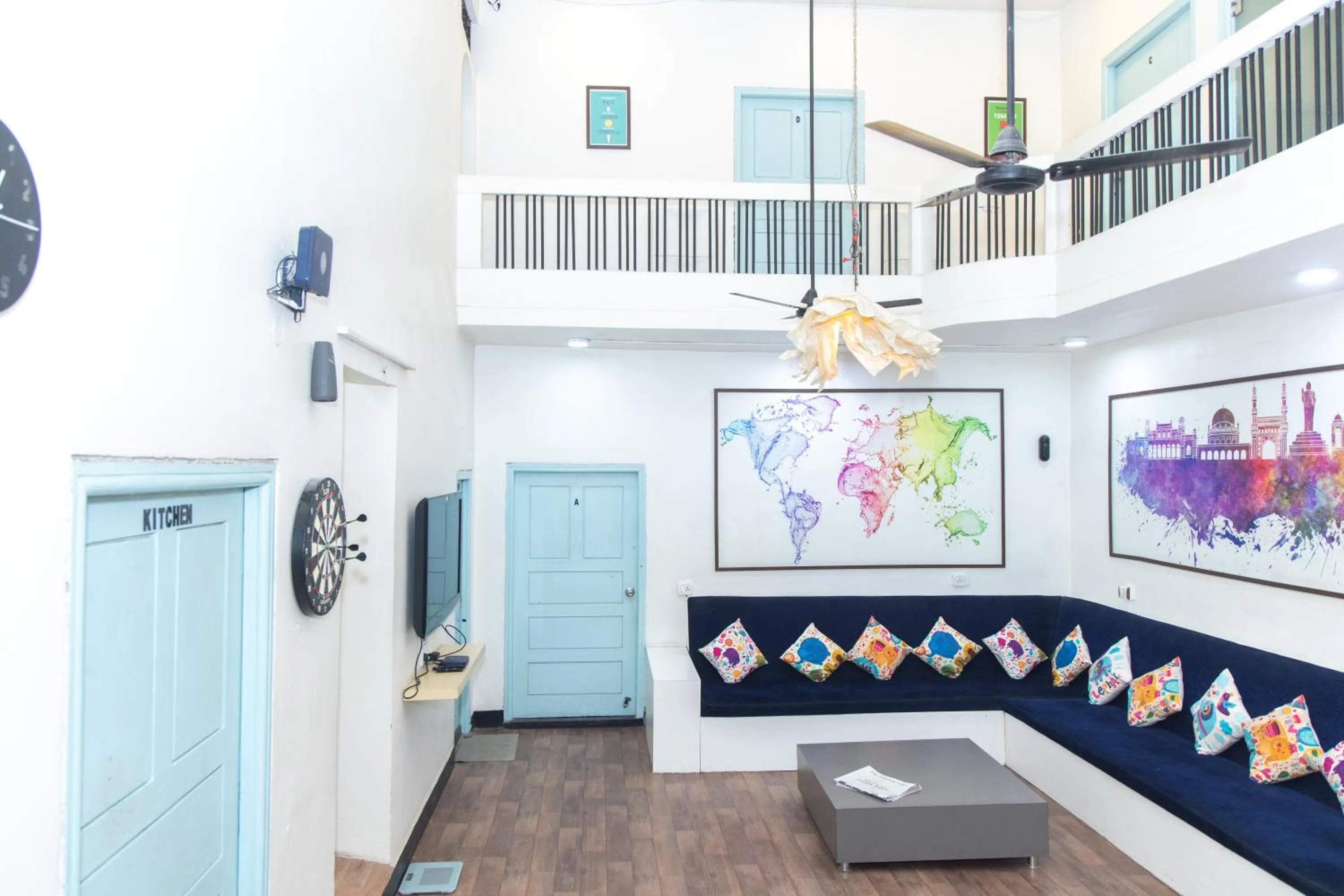 Living room in Slackpackr Hyderabad