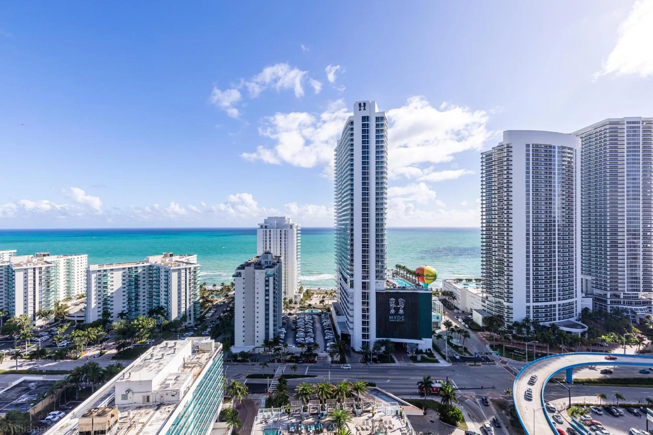 Bird's eye view in Hyde Beach House Hollywood Private Suites