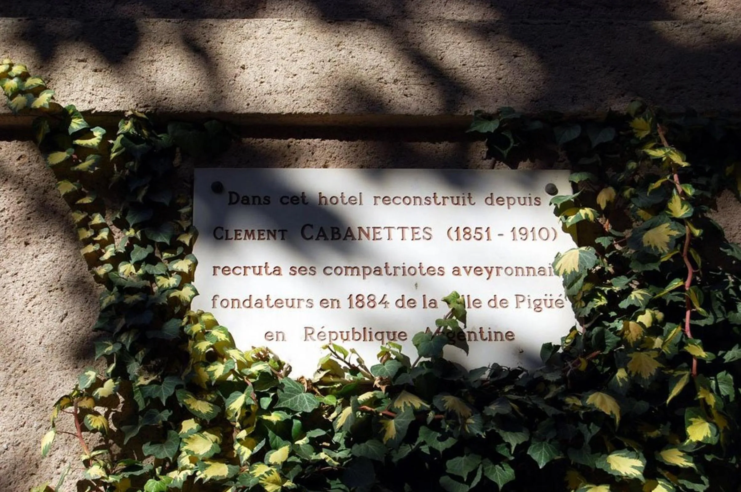 Decorative detail in Hotel Biney