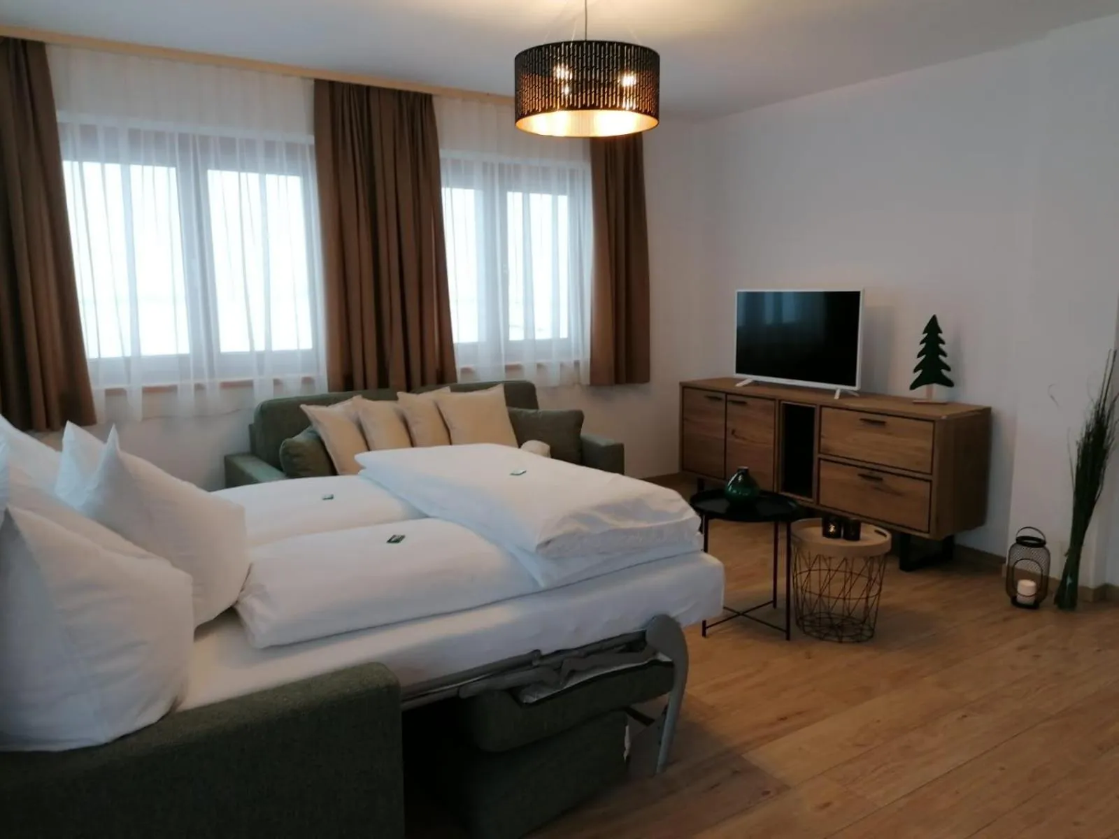 Living room, Bed in Studler Hofchalets