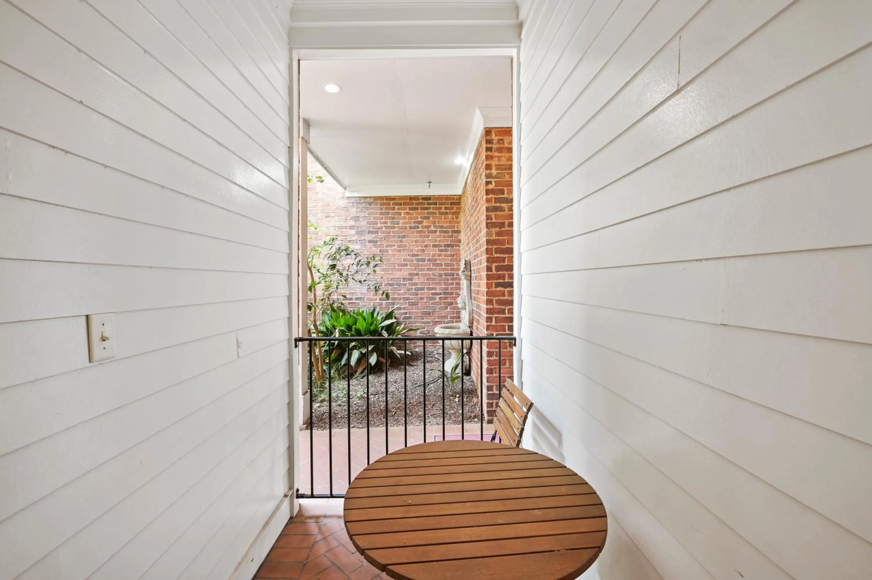 Patio in The James Madison Inn