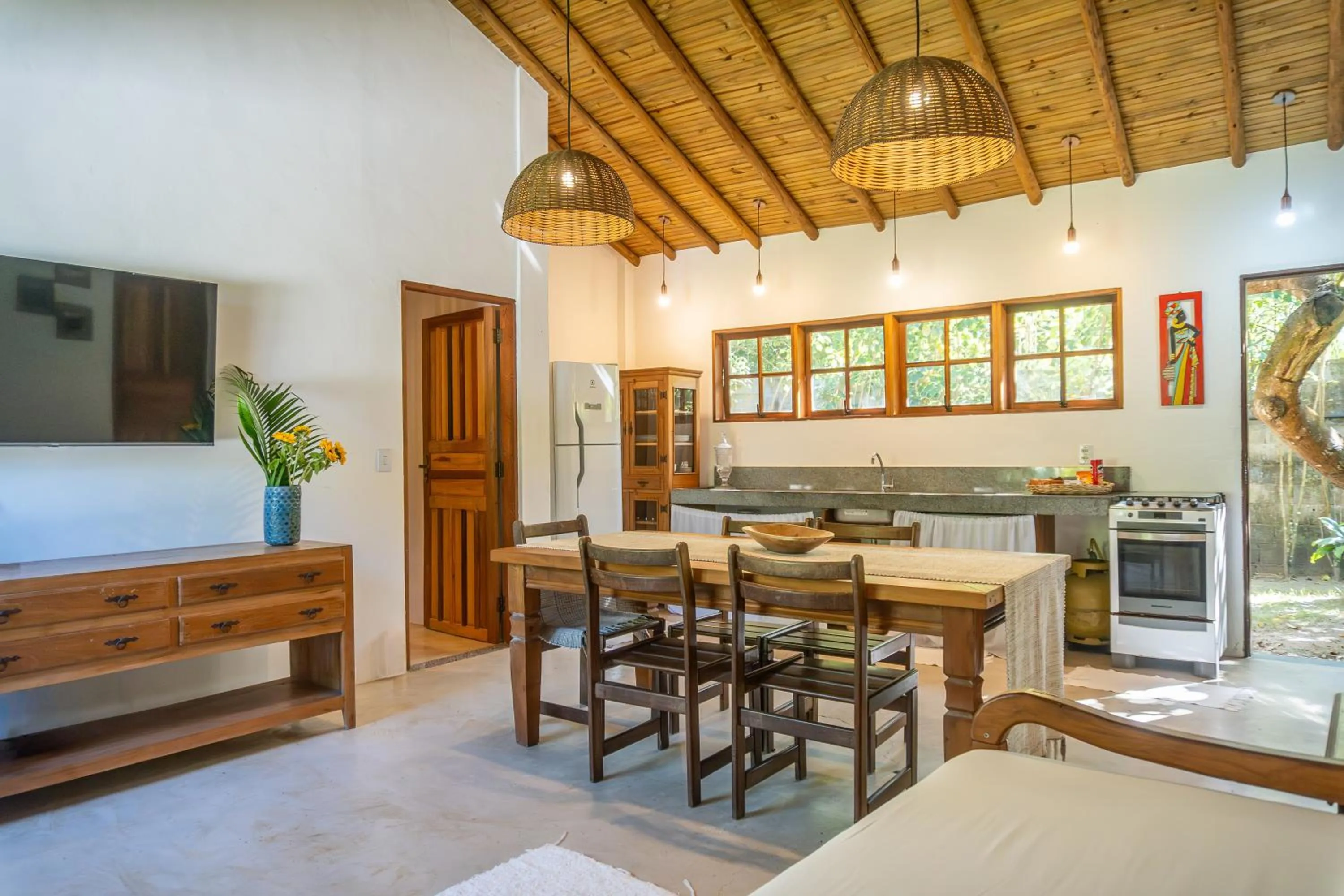 Kitchen or kitchenette in POUSADA CARMELITHA