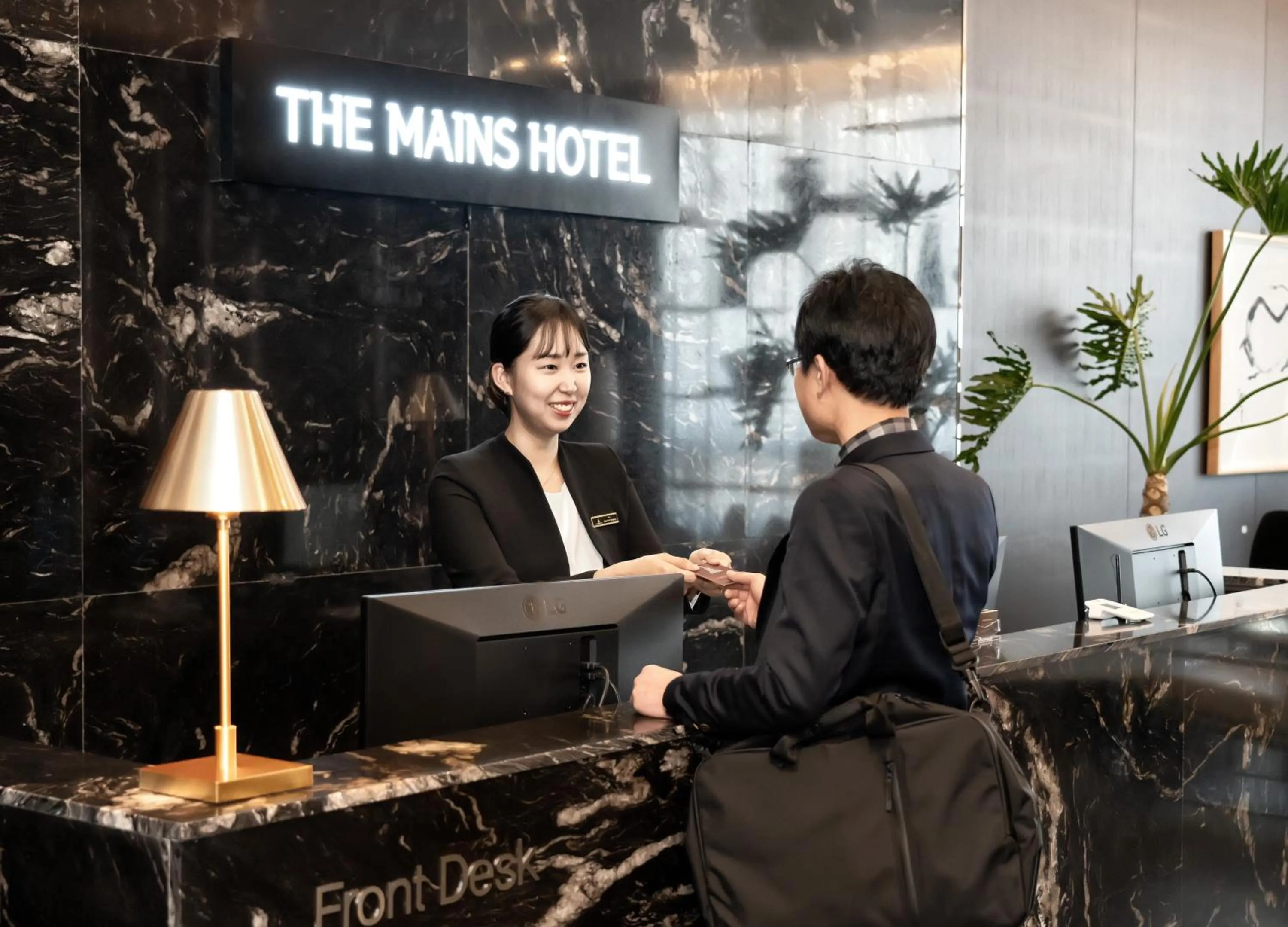 Staff in The Mains Hotel