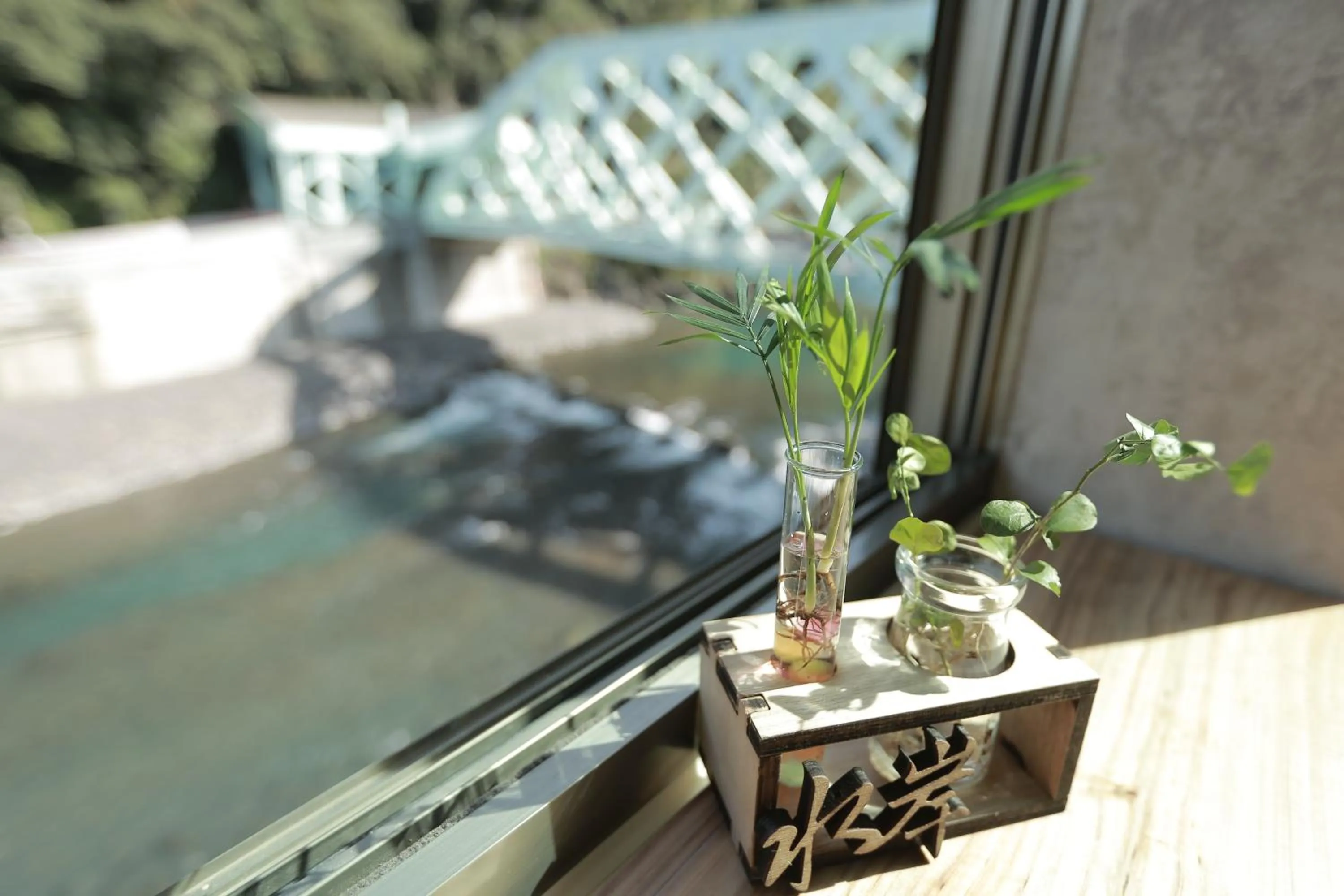River view in Wulai Shui An Hot Springs